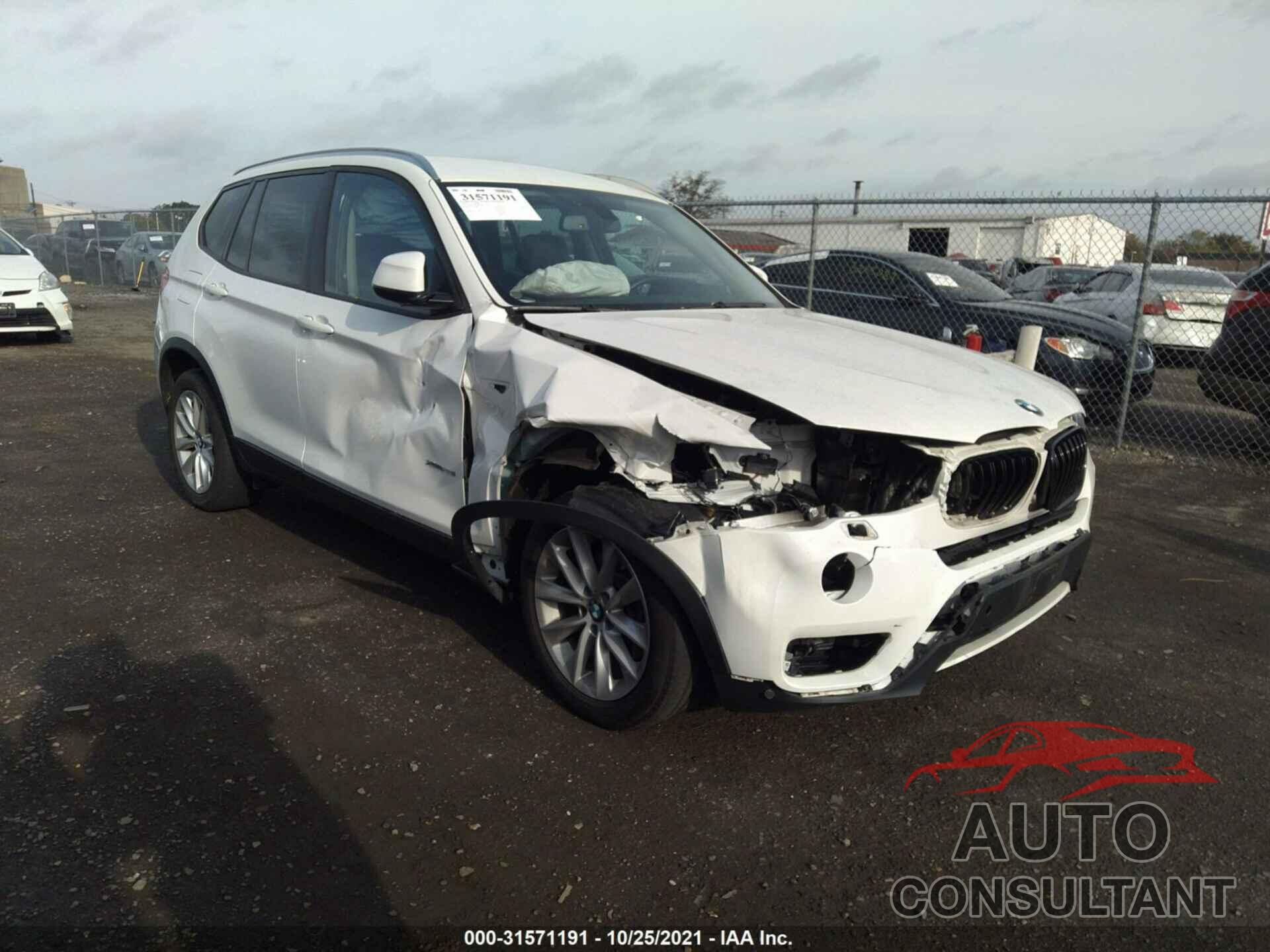 BMW X3 2017 - 5UXWX9C3XH0W70021