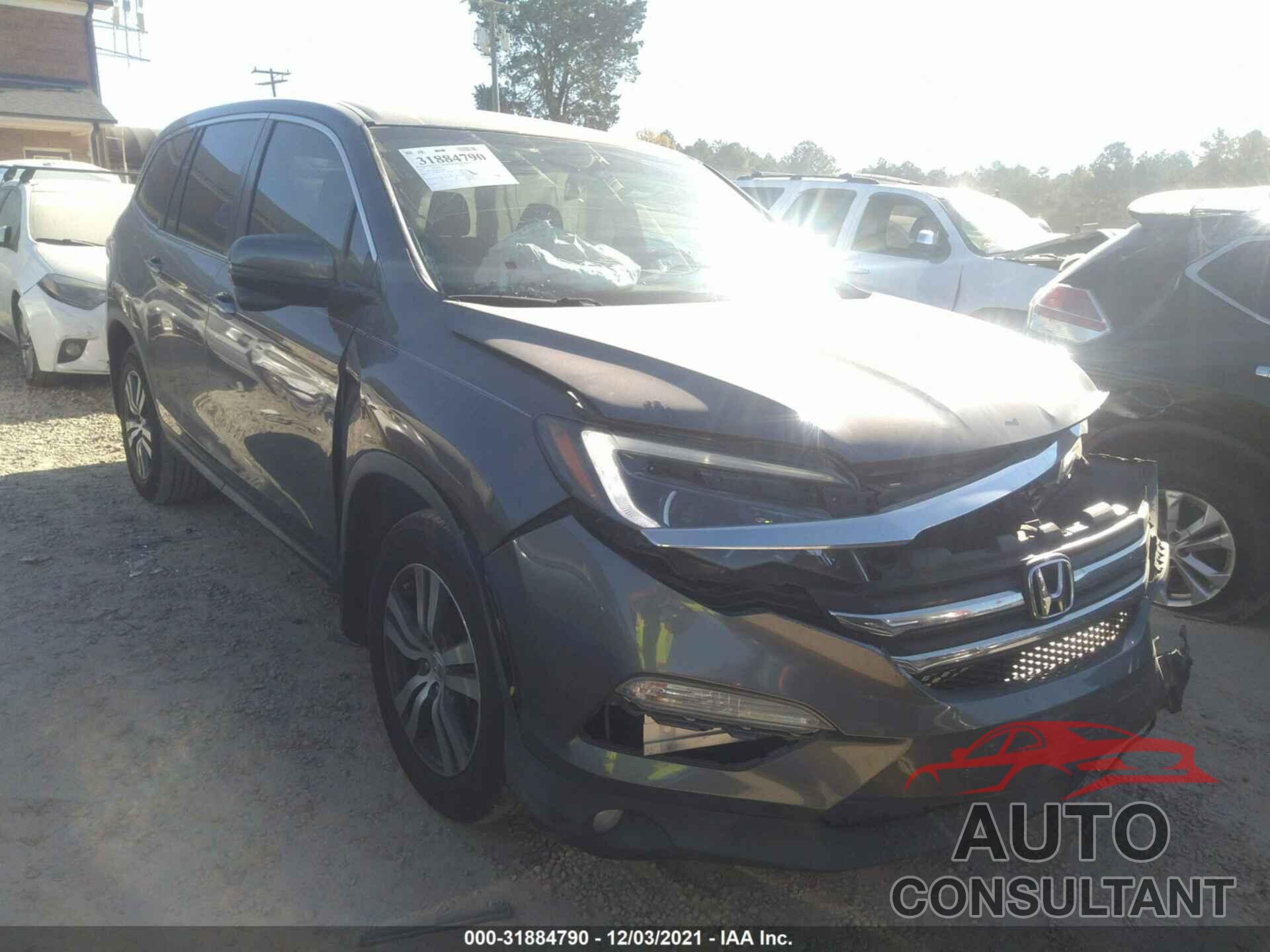 HONDA PILOT 2017 - 5FNYF5H75HB016885