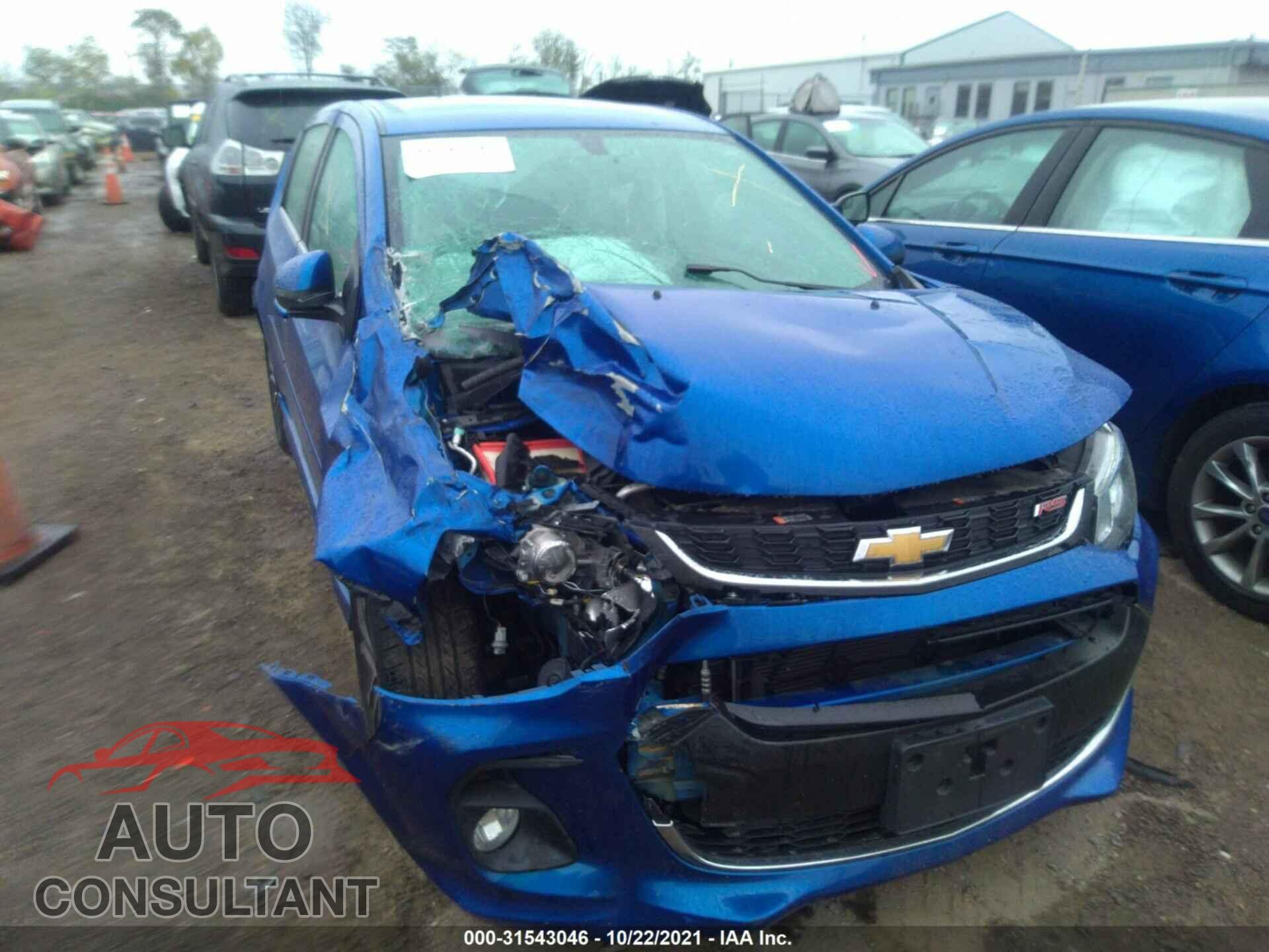 CHEVROLET SONIC 2017 - 1G1JD6SH7H4106750