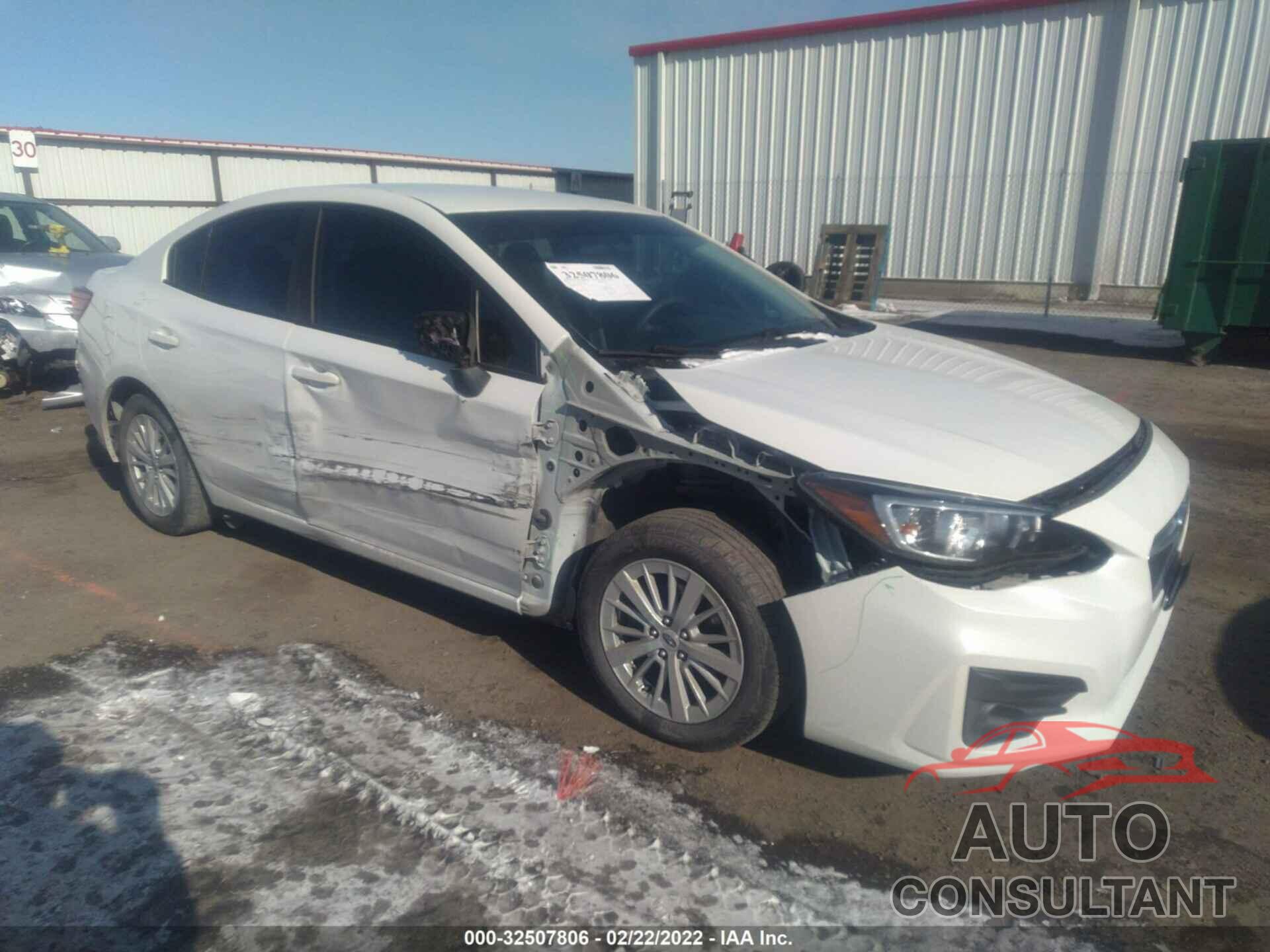 SUBARU IMPREZA 2018 - 4S3GKAB62J3610627