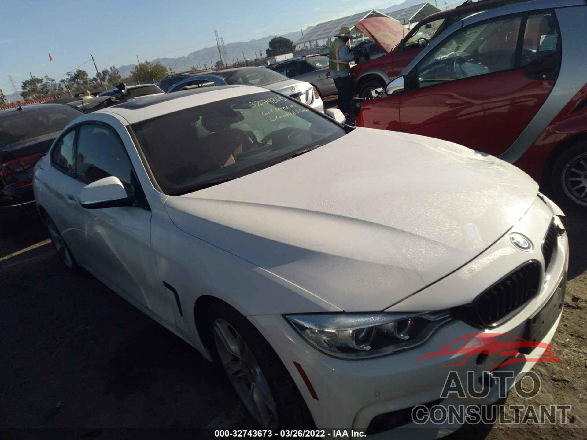 BMW 4 SERIES 2017 - WBA4R7C31HK896456