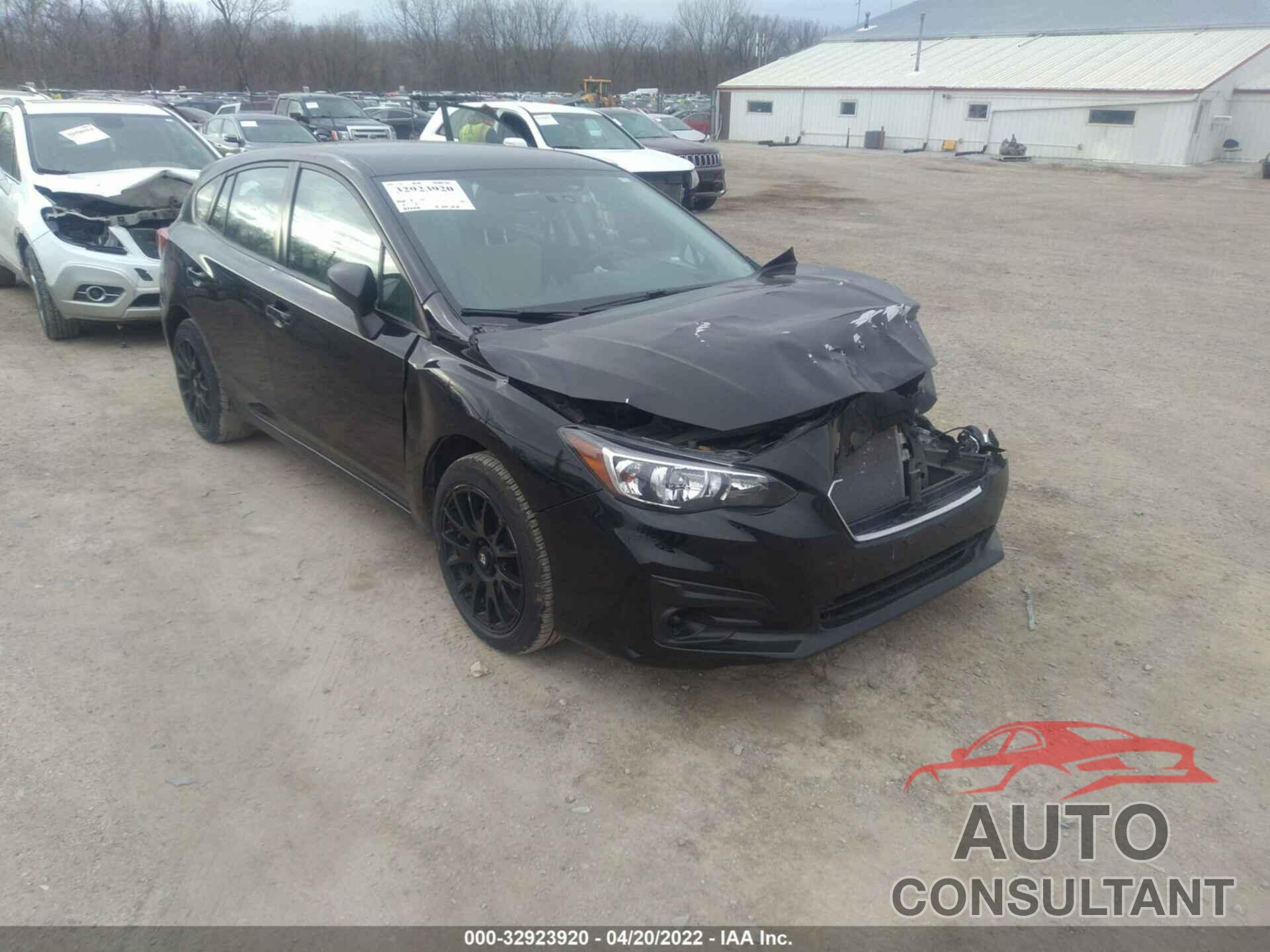 SUBARU IMPREZA 2018 - 4S3GTAA6XJ1749737
