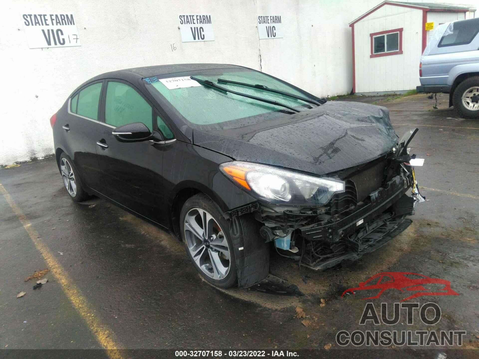 KIA FORTE 2016 - KNAFZ4A89G5577972