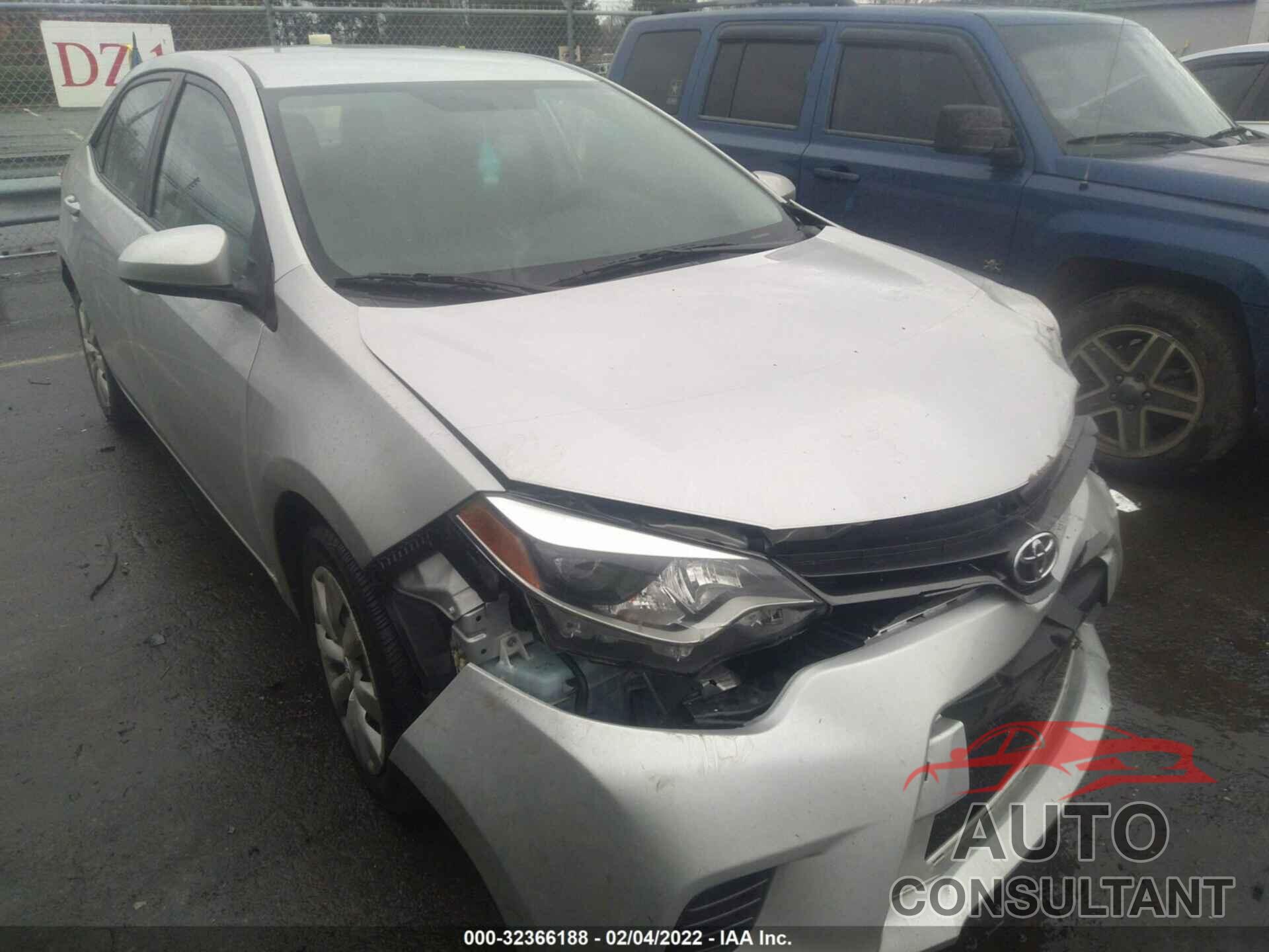 TOYOTA COROLLA 2016 - 2T1BURHE3GC561097