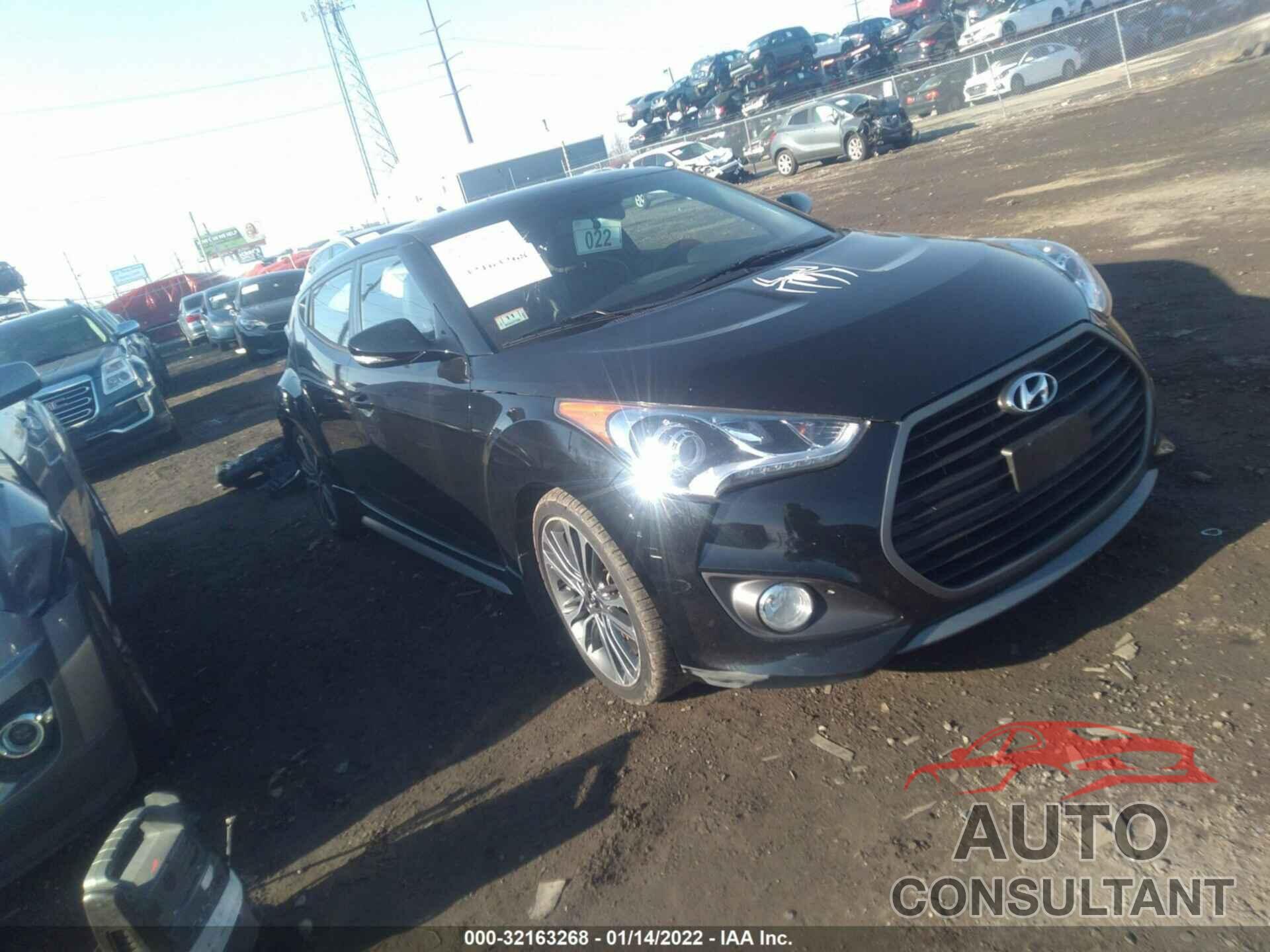 HYUNDAI VELOSTER 2016 - KMHTC6AE3GU296275