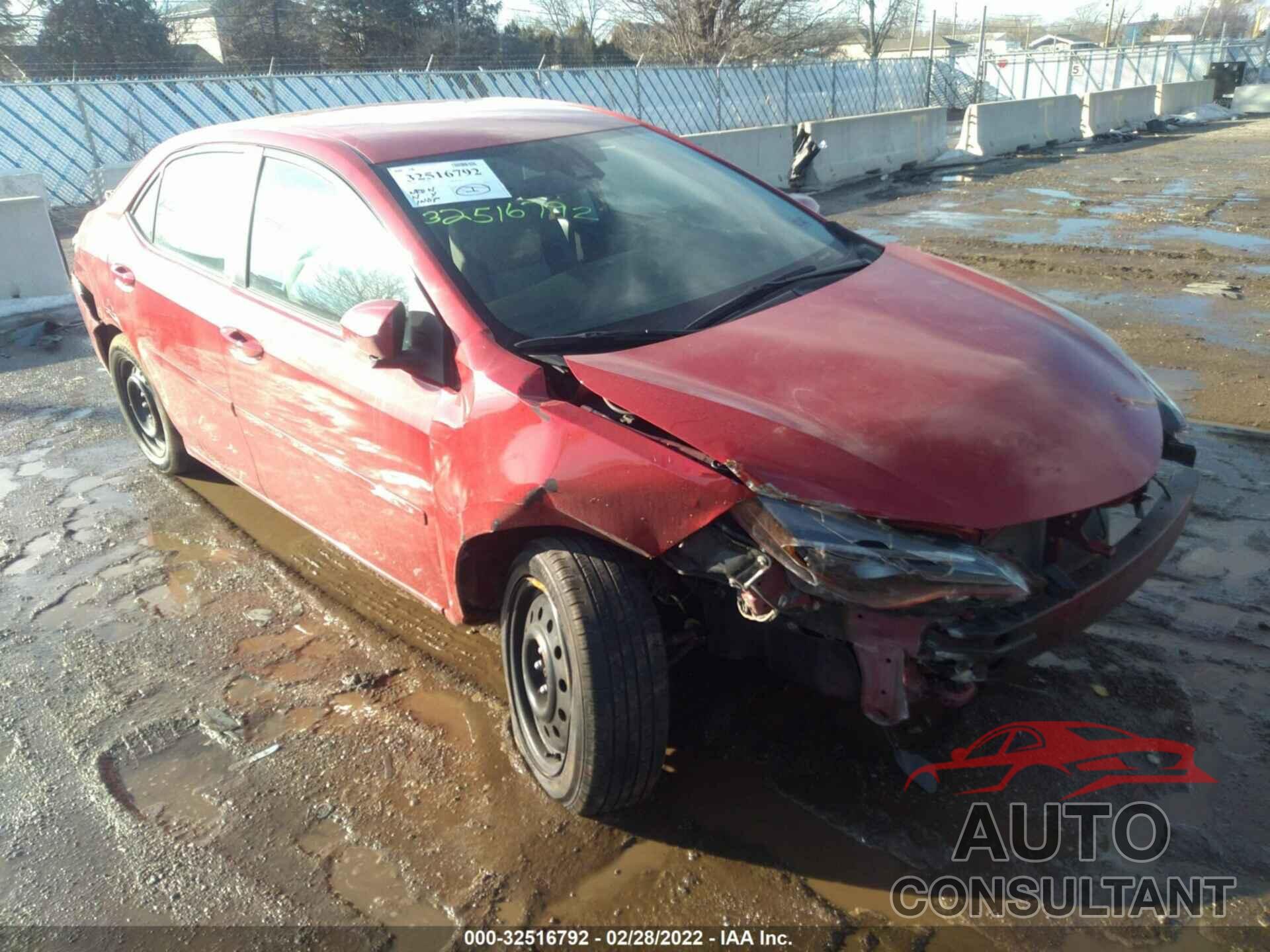 TOYOTA COROLLA 2019 - 2T1BURHE8KC244389