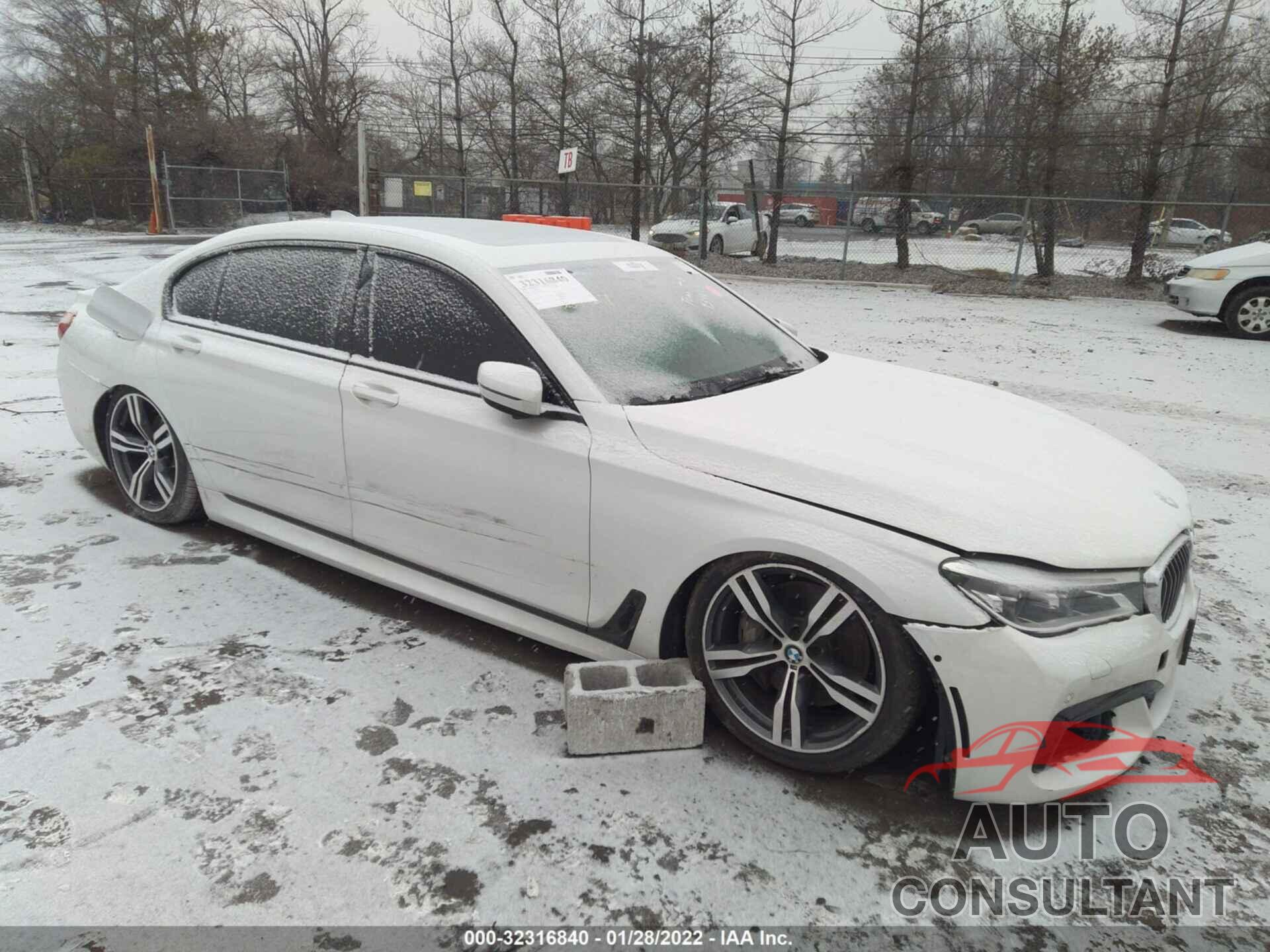 BMW 7 SERIES 2016 - WBA7F2C55GG415345