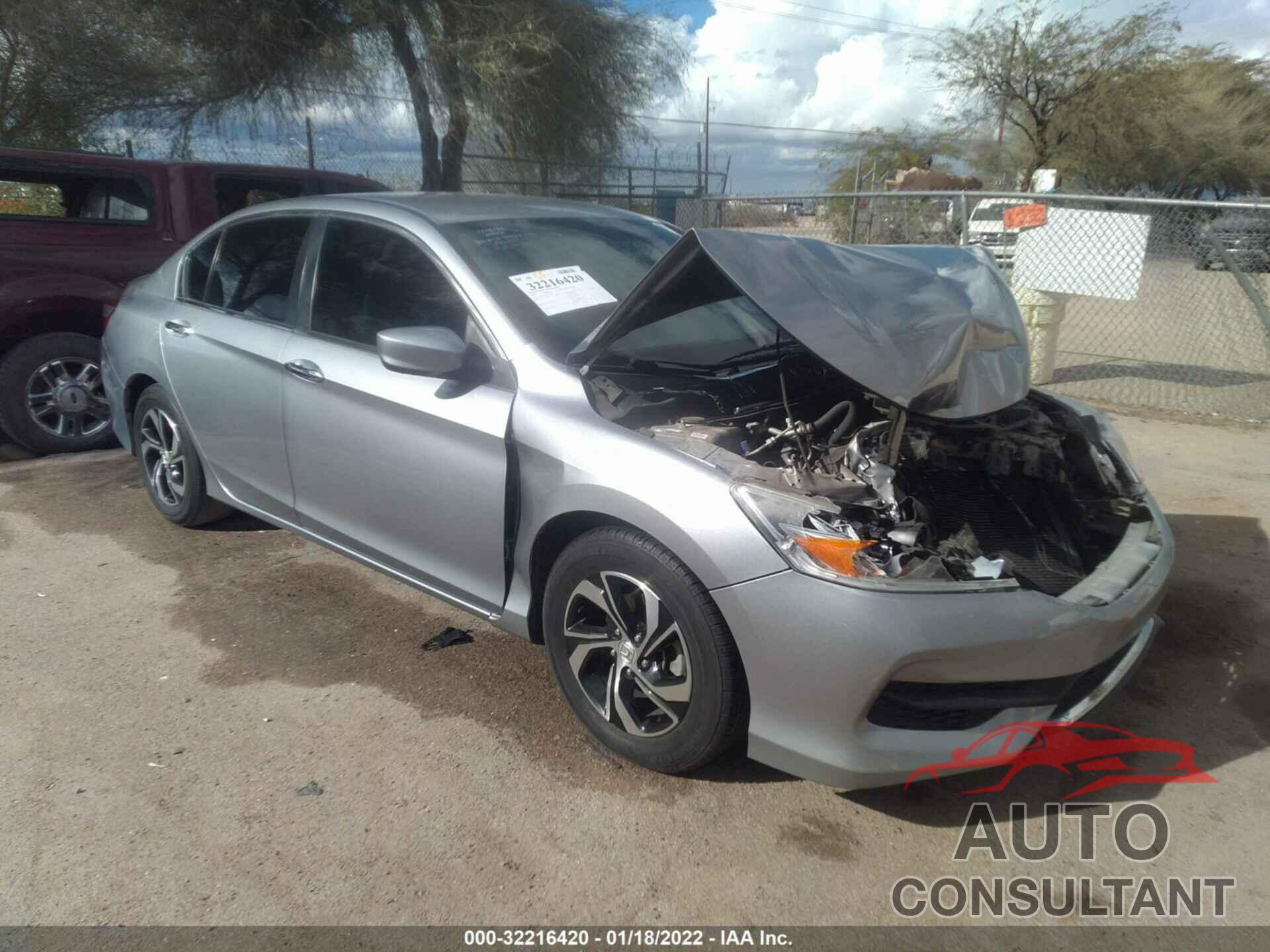 HONDA ACCORD SEDAN 2016 - 1HGCR2F32GA097806