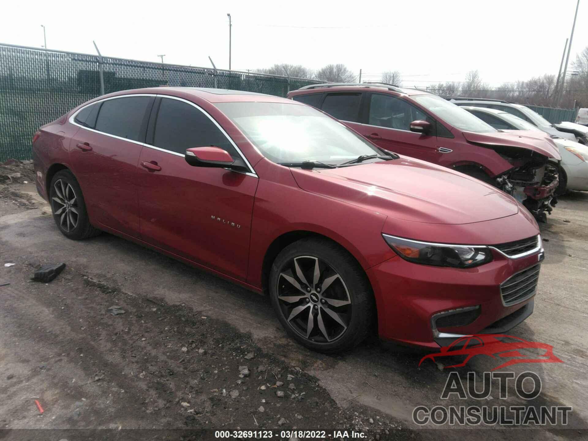 CHEVROLET MALIBU 2016 - 1G1ZE5ST6GF193560