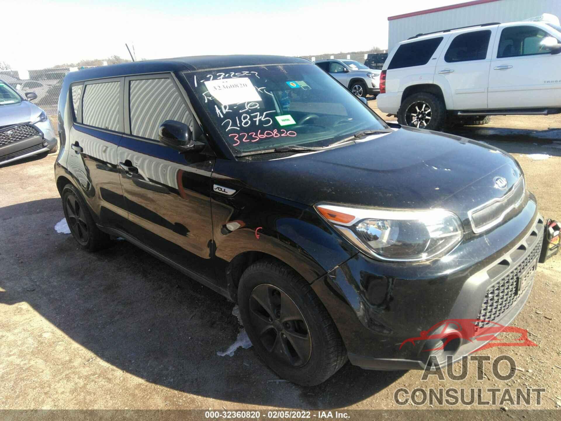 KIA SOUL 2016 - KNDJN2A27G7277666