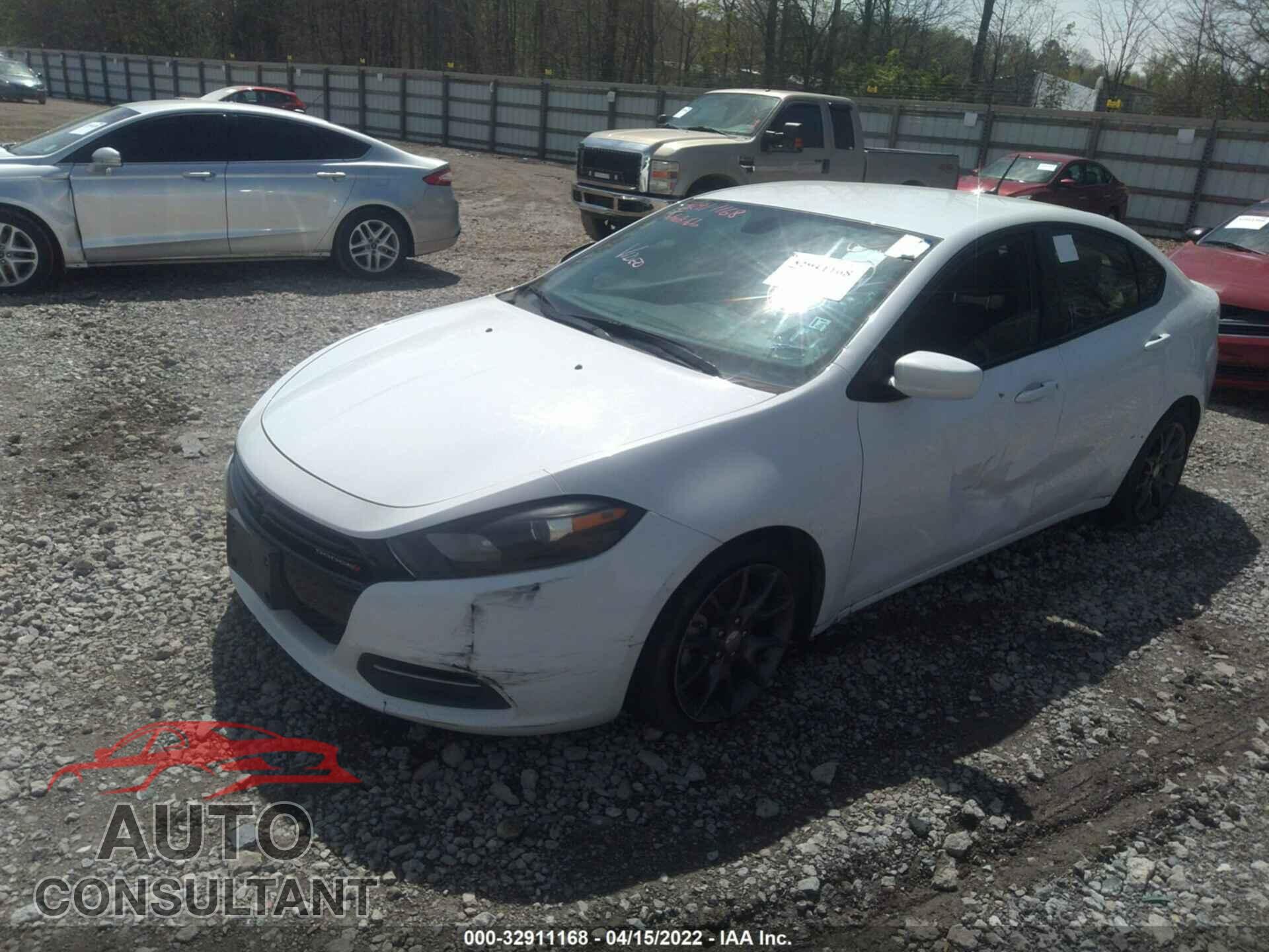DODGE DART 2016 - 1C3CDFAA5GD736628