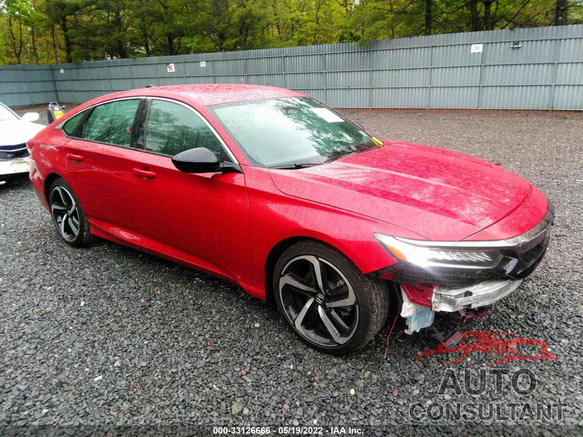 HONDA ACCORD SEDAN 2021 - 1HGCV1F33MA026633