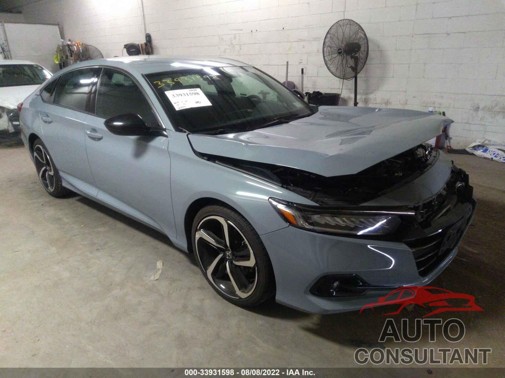 HONDA ACCORD SEDAN 2021 - 1HGCV1F34MA036684