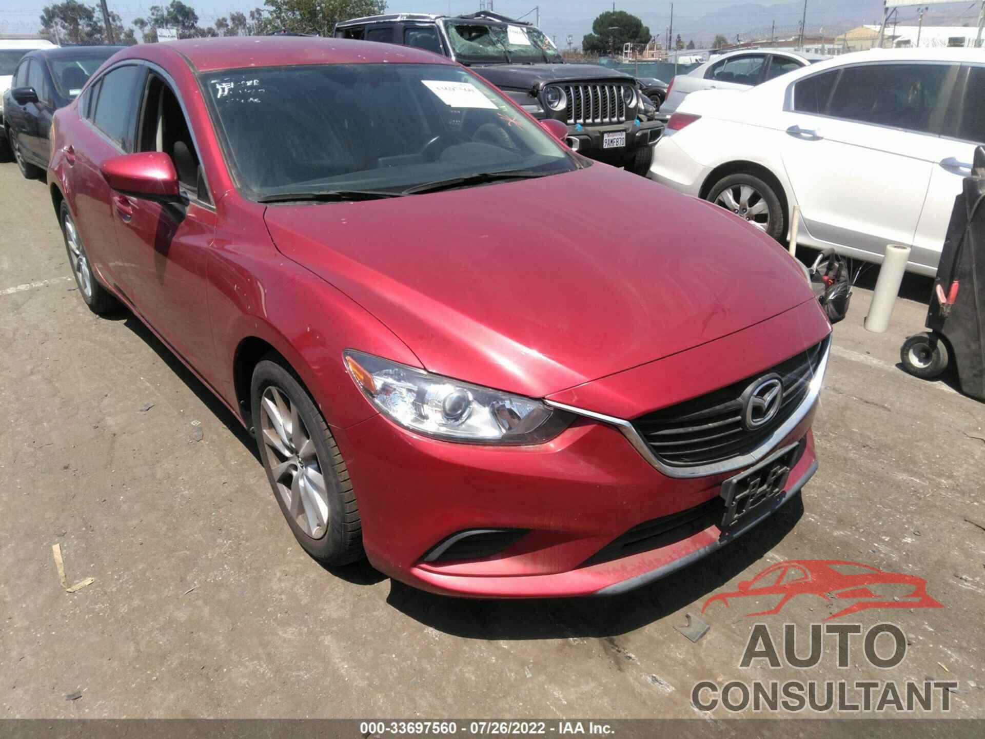 MAZDA MAZDA6 2016 - JM1GJ1U57G1488312