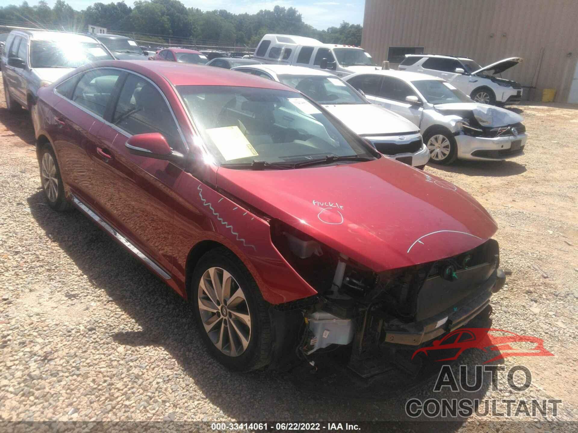 HYUNDAI SONATA 2016 - 5NPE34AF9GH277721