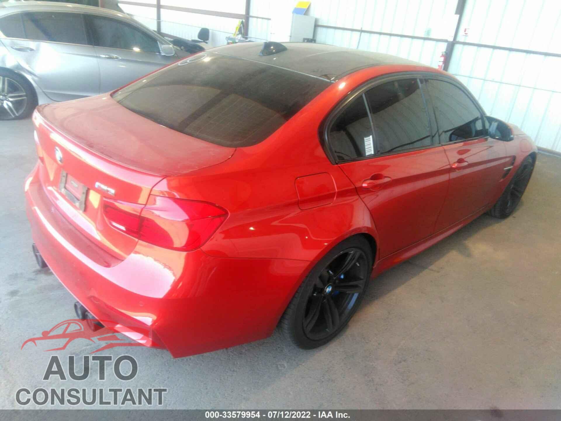 BMW M3 2016 - WBS8M9C51G5D30483