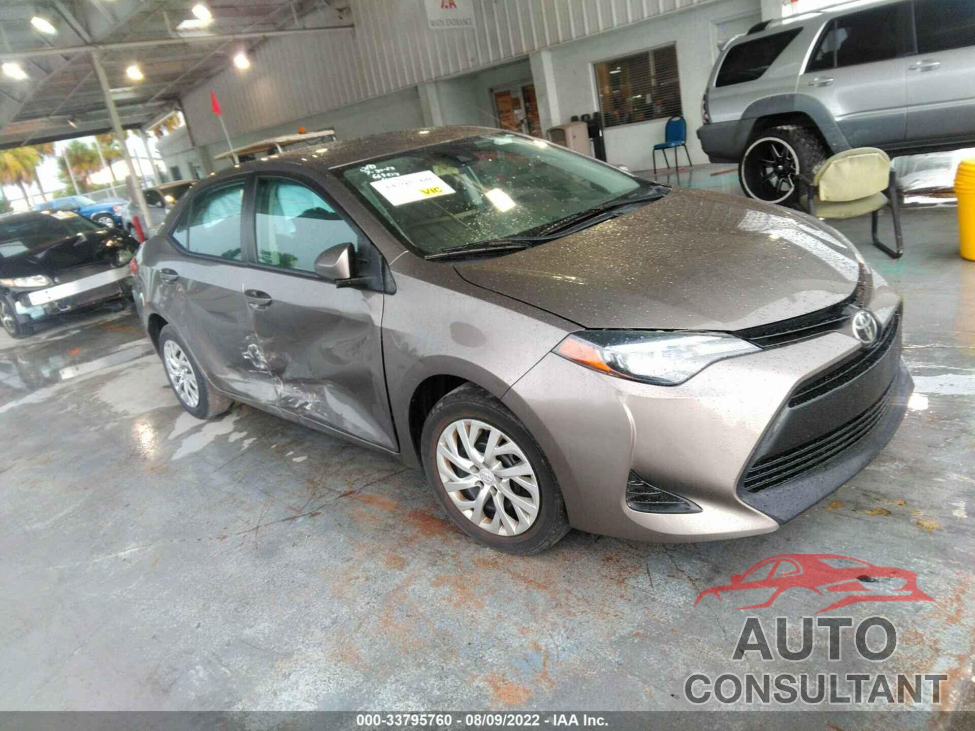 TOYOTA COROLLA 2019 - 2T1BURHE6KC208474