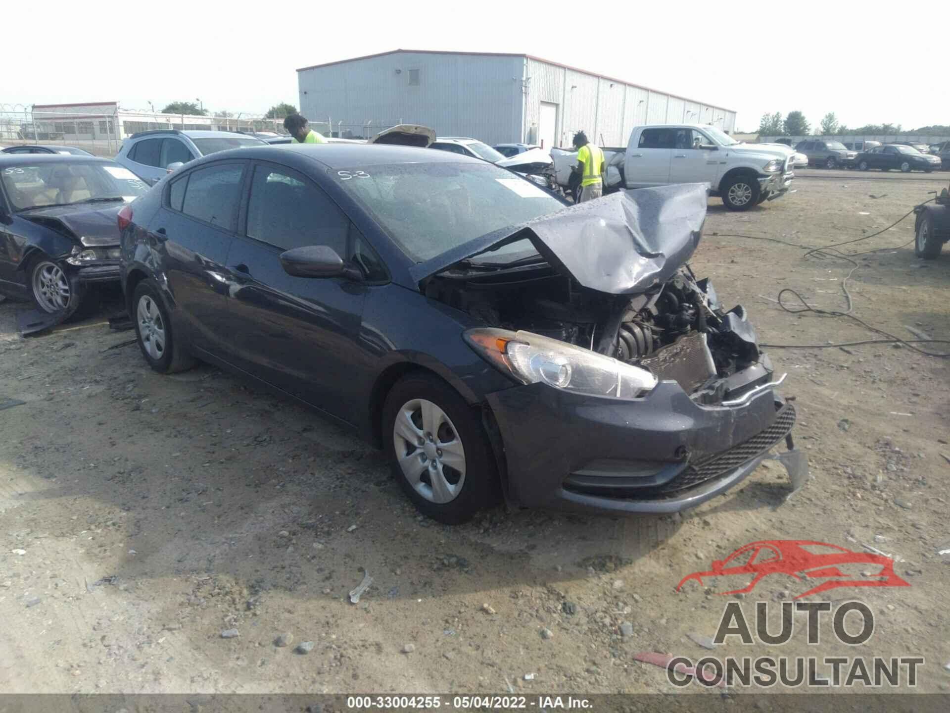 KIA FORTE 2016 - KNAFK4A66G5457551