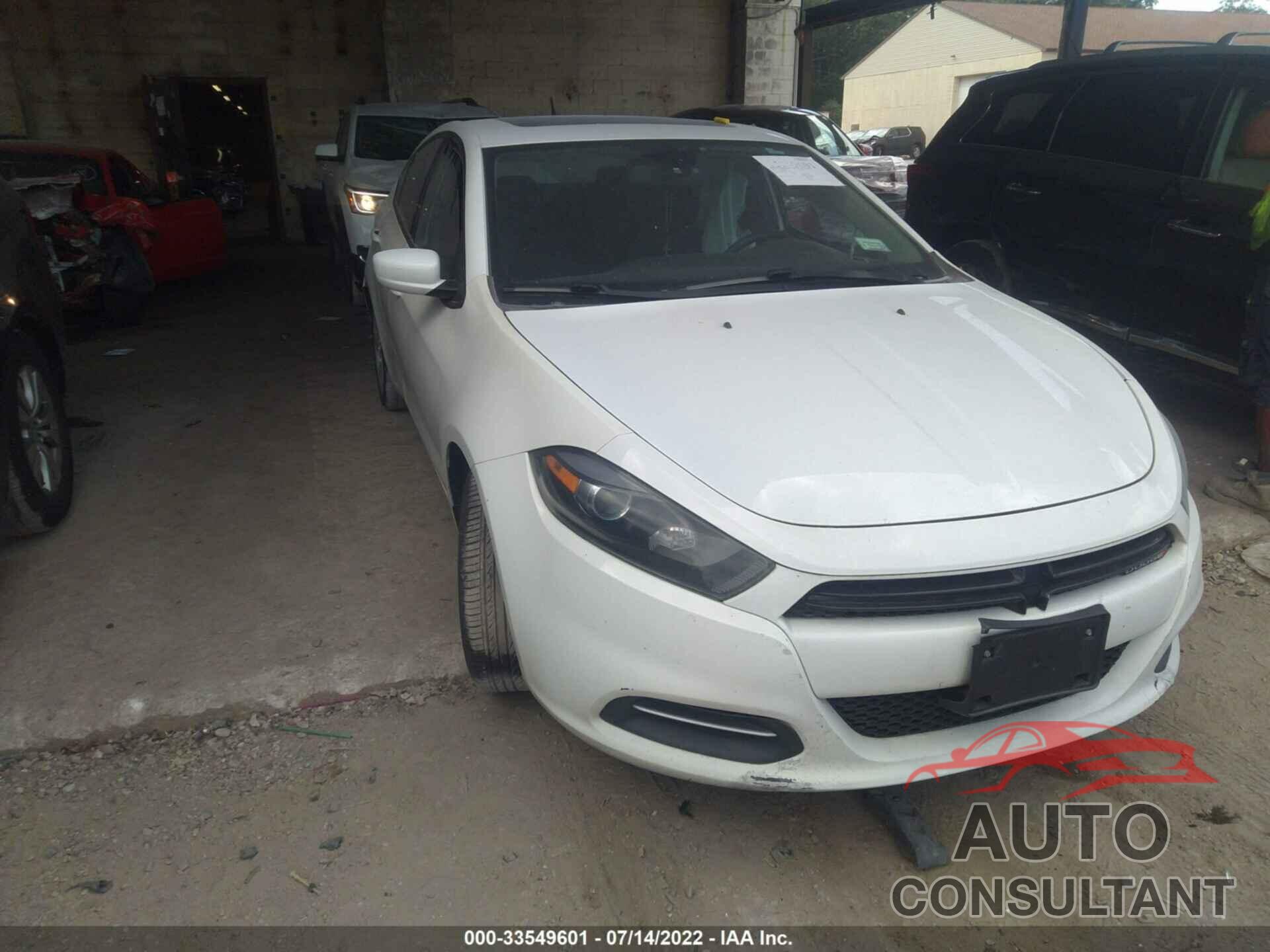 DODGE DART 2016 - 1C3CDFBB2GD741454