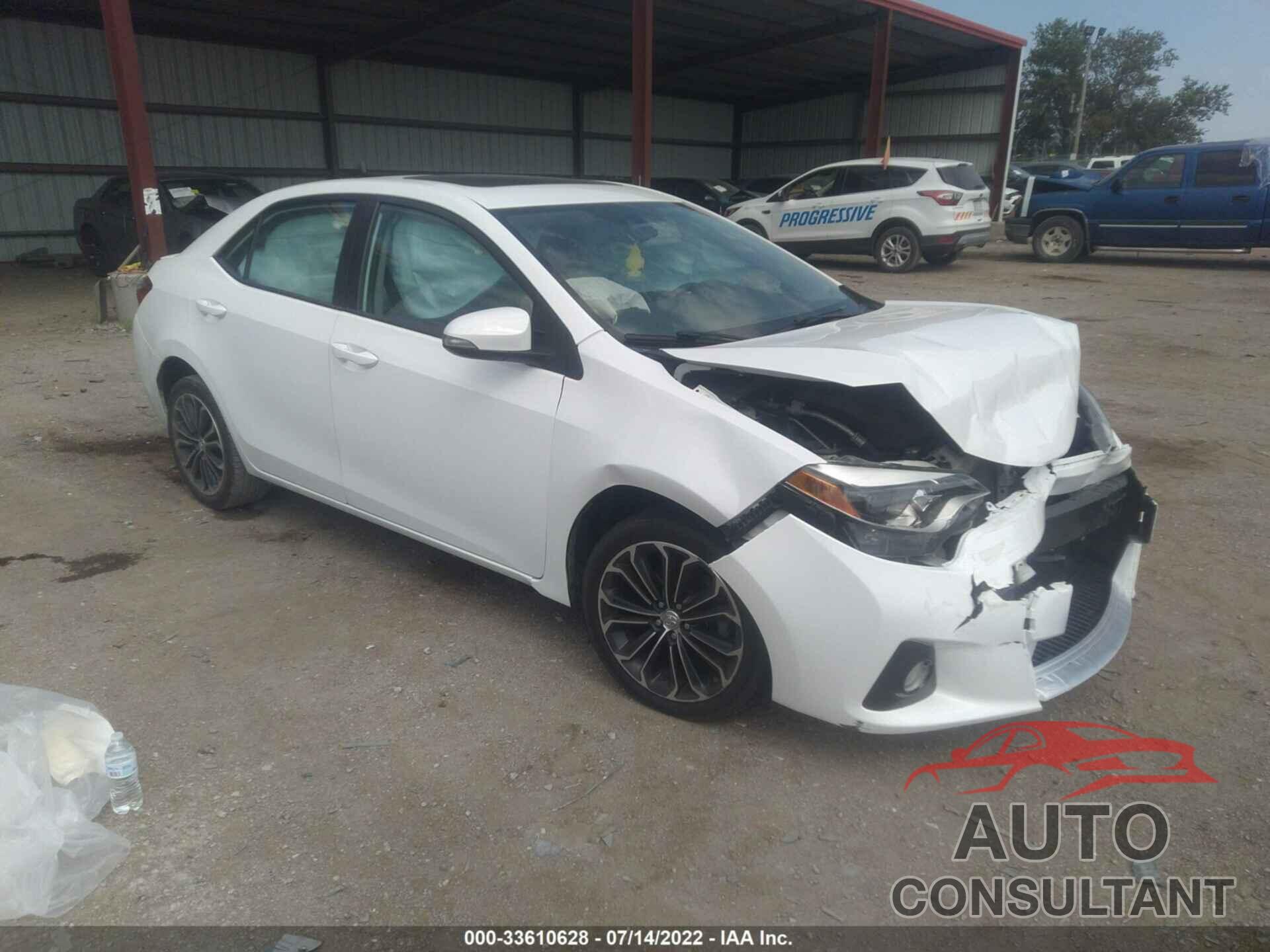 TOYOTA COROLLA 2016 - 5YFBURHE2GP391802