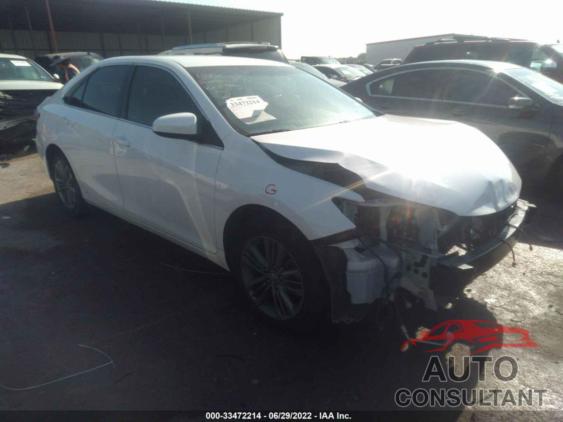 TOYOTA CAMRY 2016 - 4T1BF1FK5GU548855