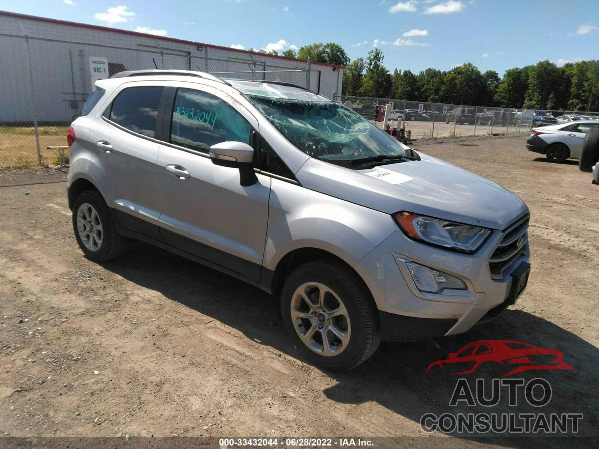 FORD ECOSPORT 2018 - MAJ6P1UL8JC221593