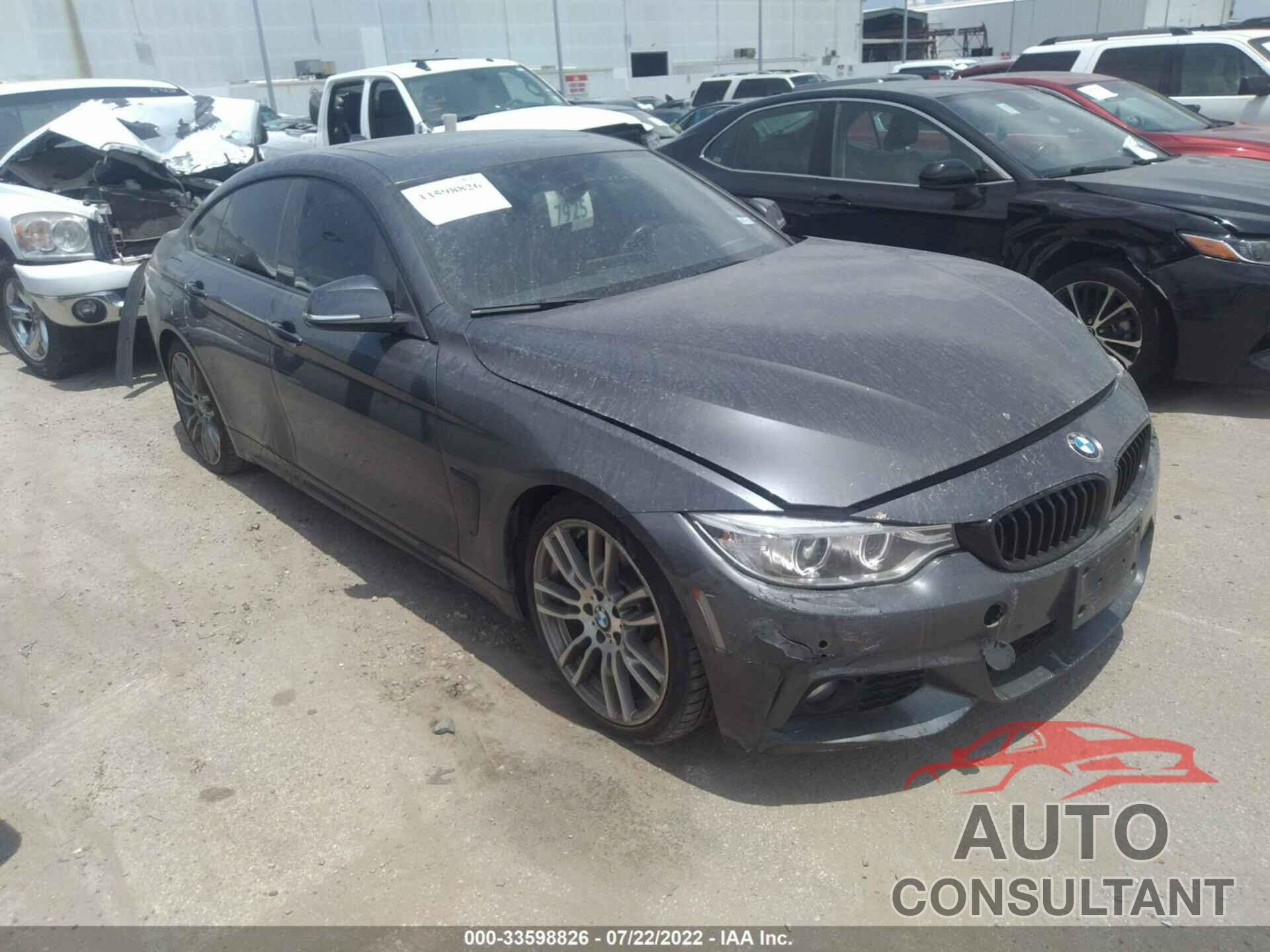 BMW 4 SERIES 2016 - WBA4A9C57GGL89132