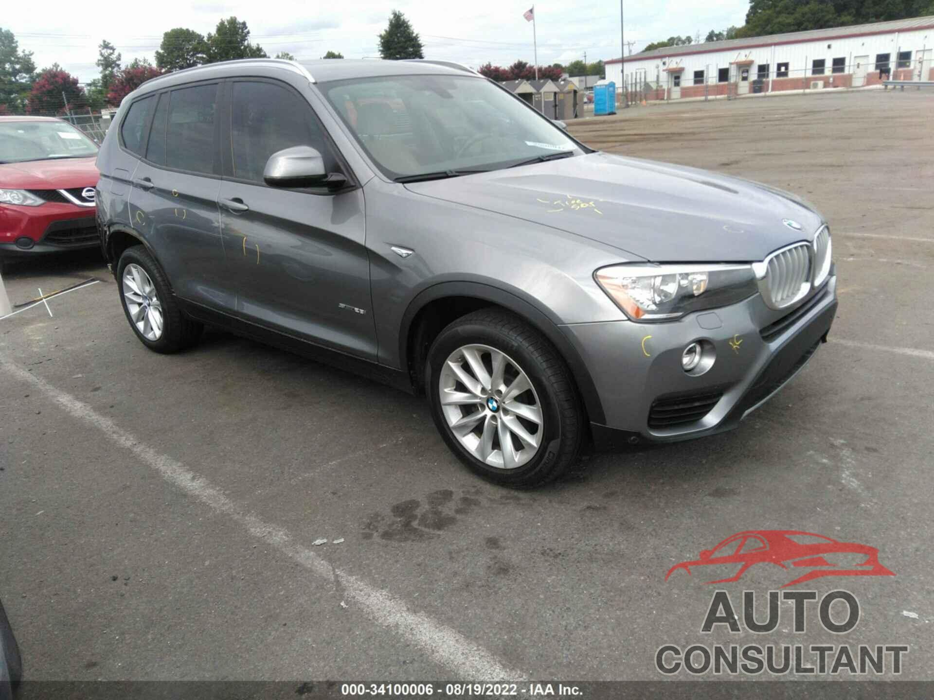 BMW X3 2017 - 5UXWZ7C36H0V89046