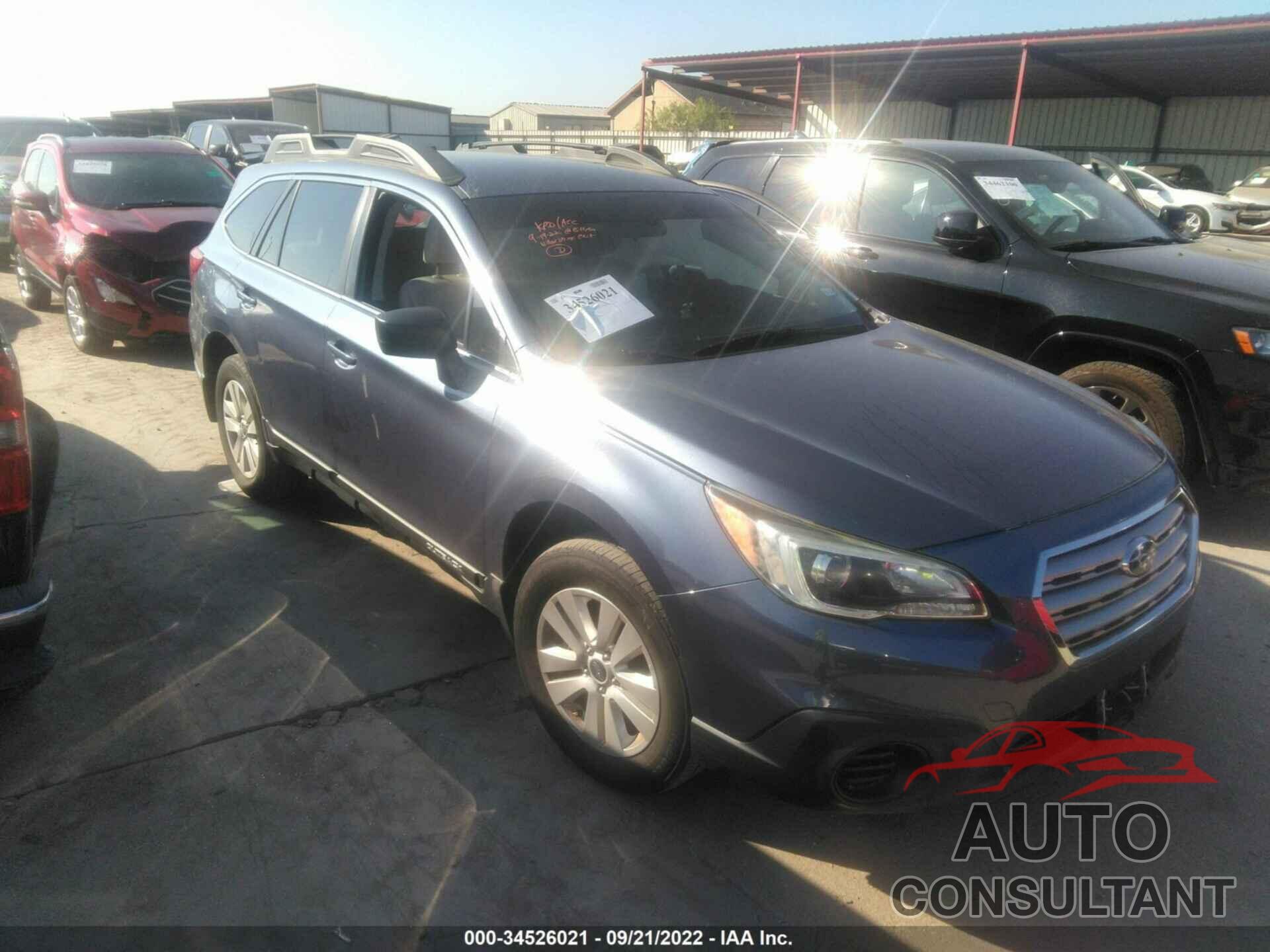 SUBARU OUTBACK 2017 - 4S4BSAAC5H3416729