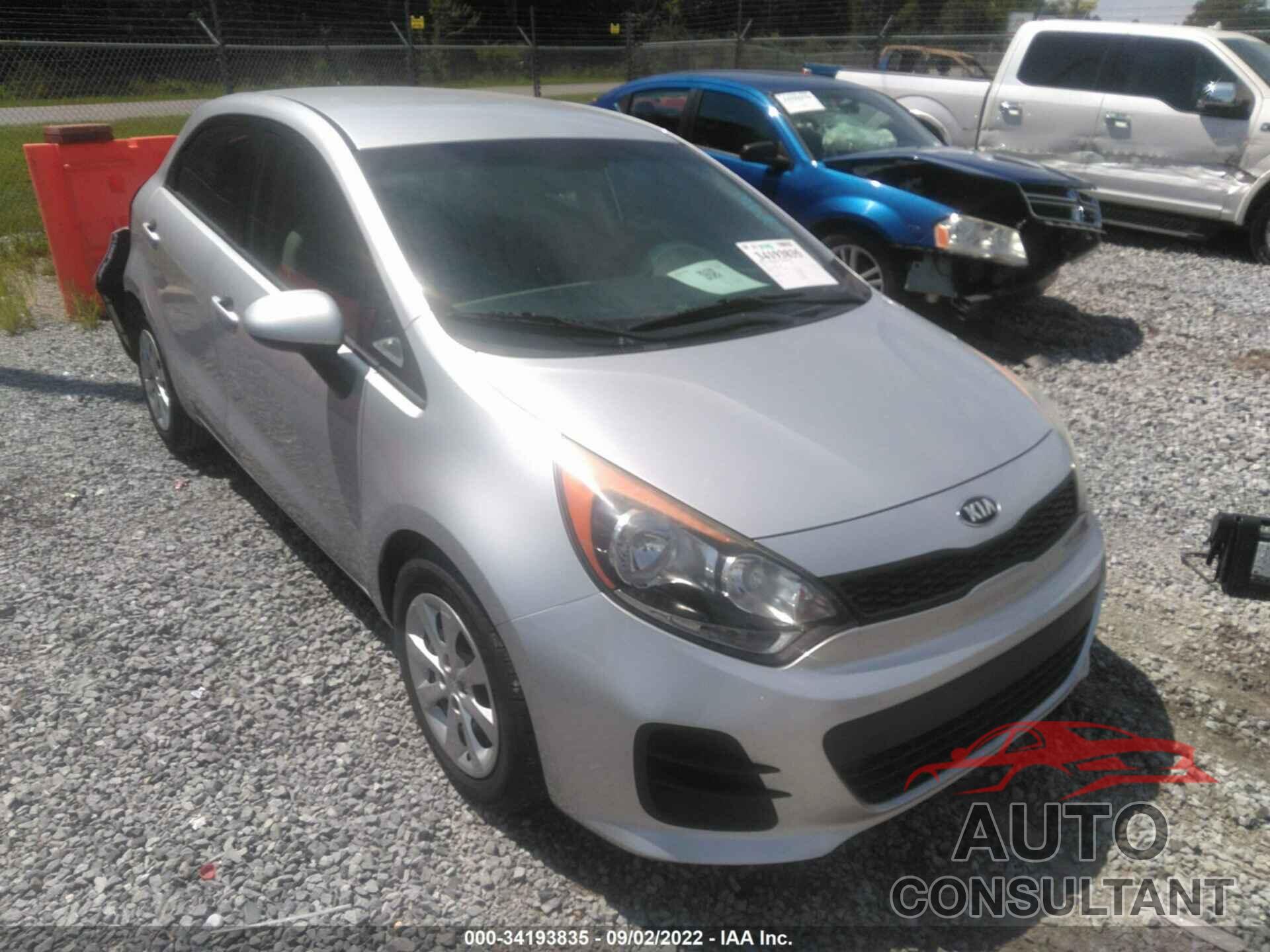 KIA RIO 2016 - KNADM5A38G6638898