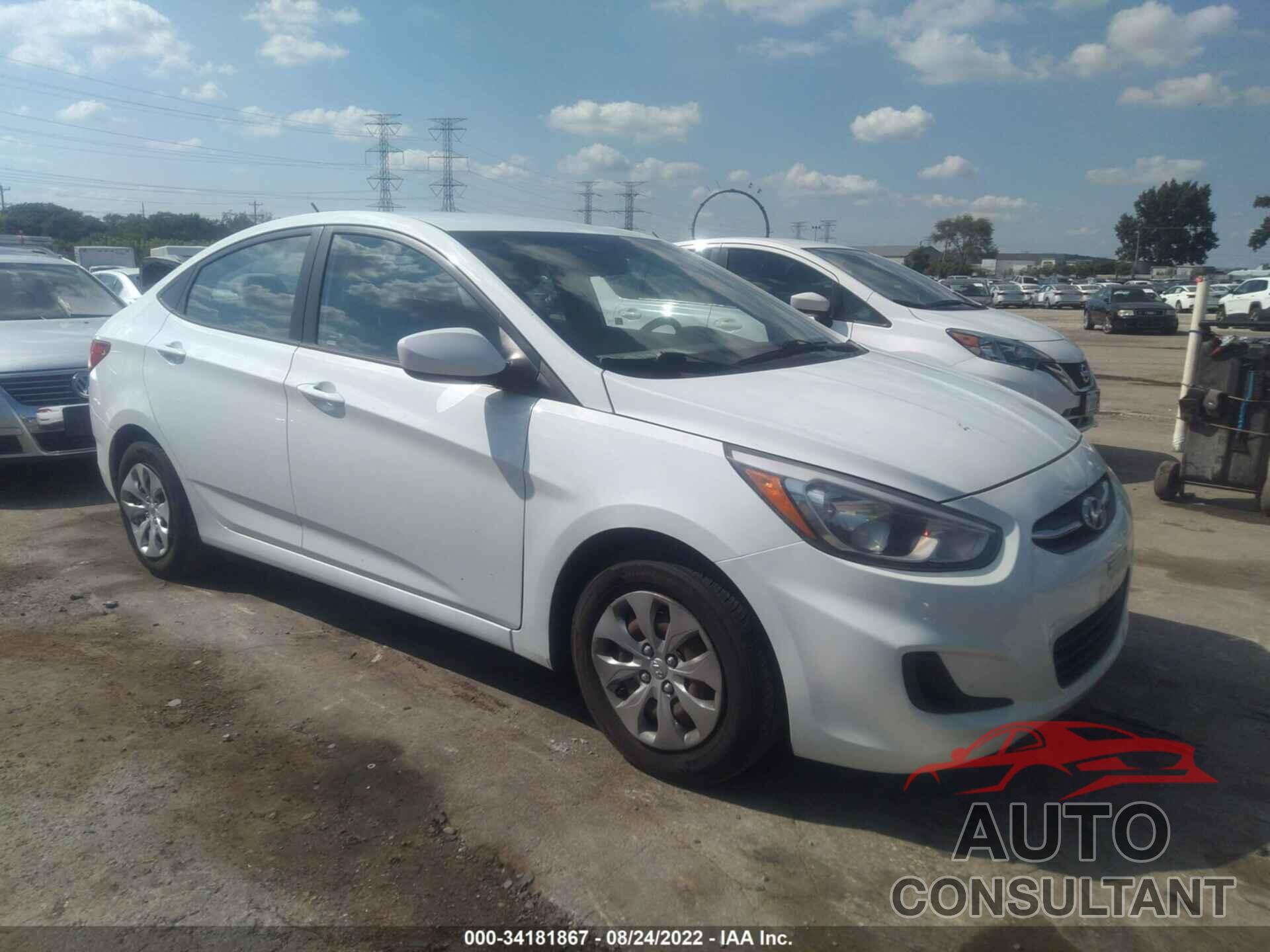 HYUNDAI ACCENT 2016 - KMHCT4AE3GU041128