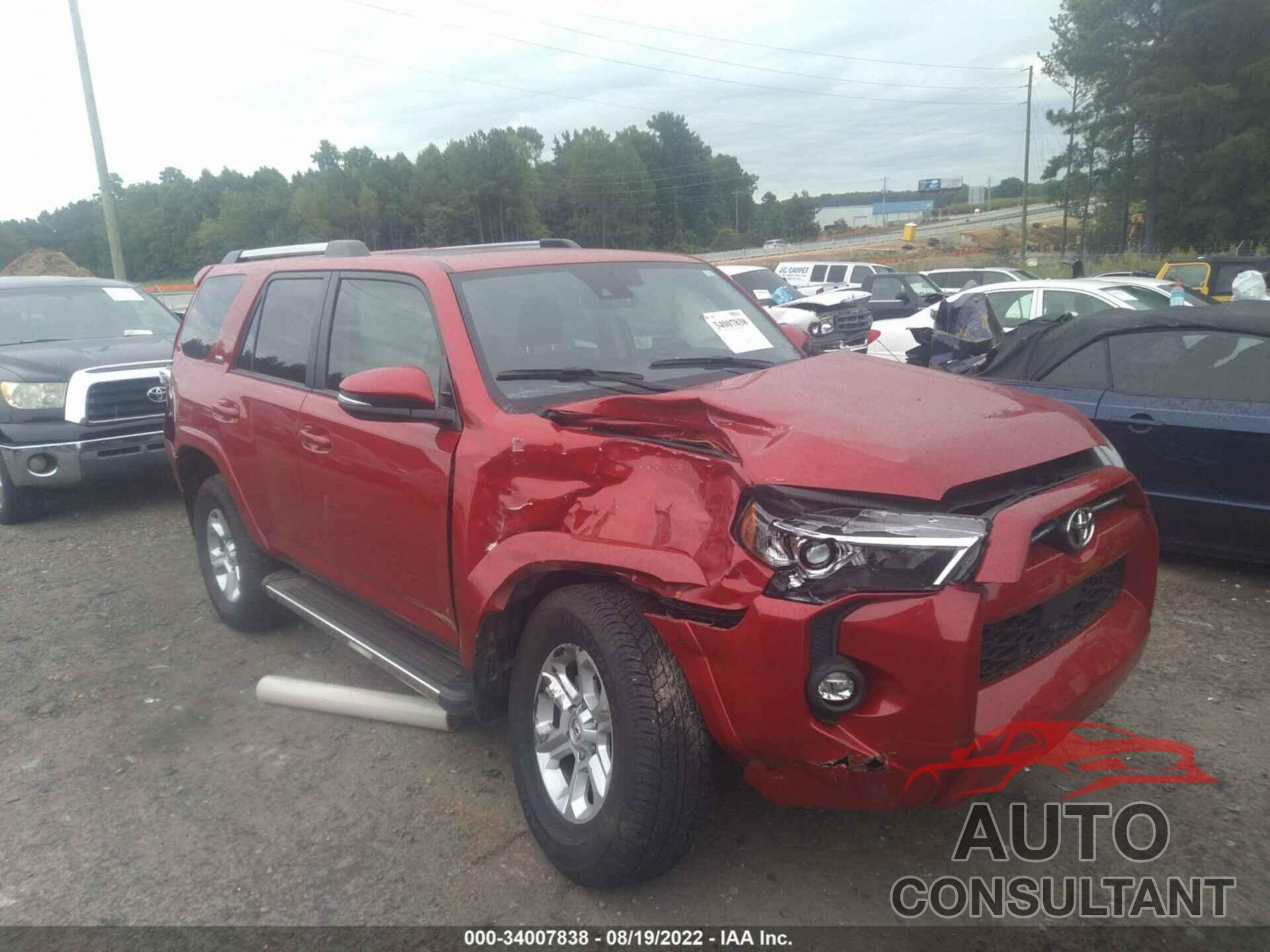 TOYOTA 4RUNNER 2022 - JTEFU5JR6N5252320