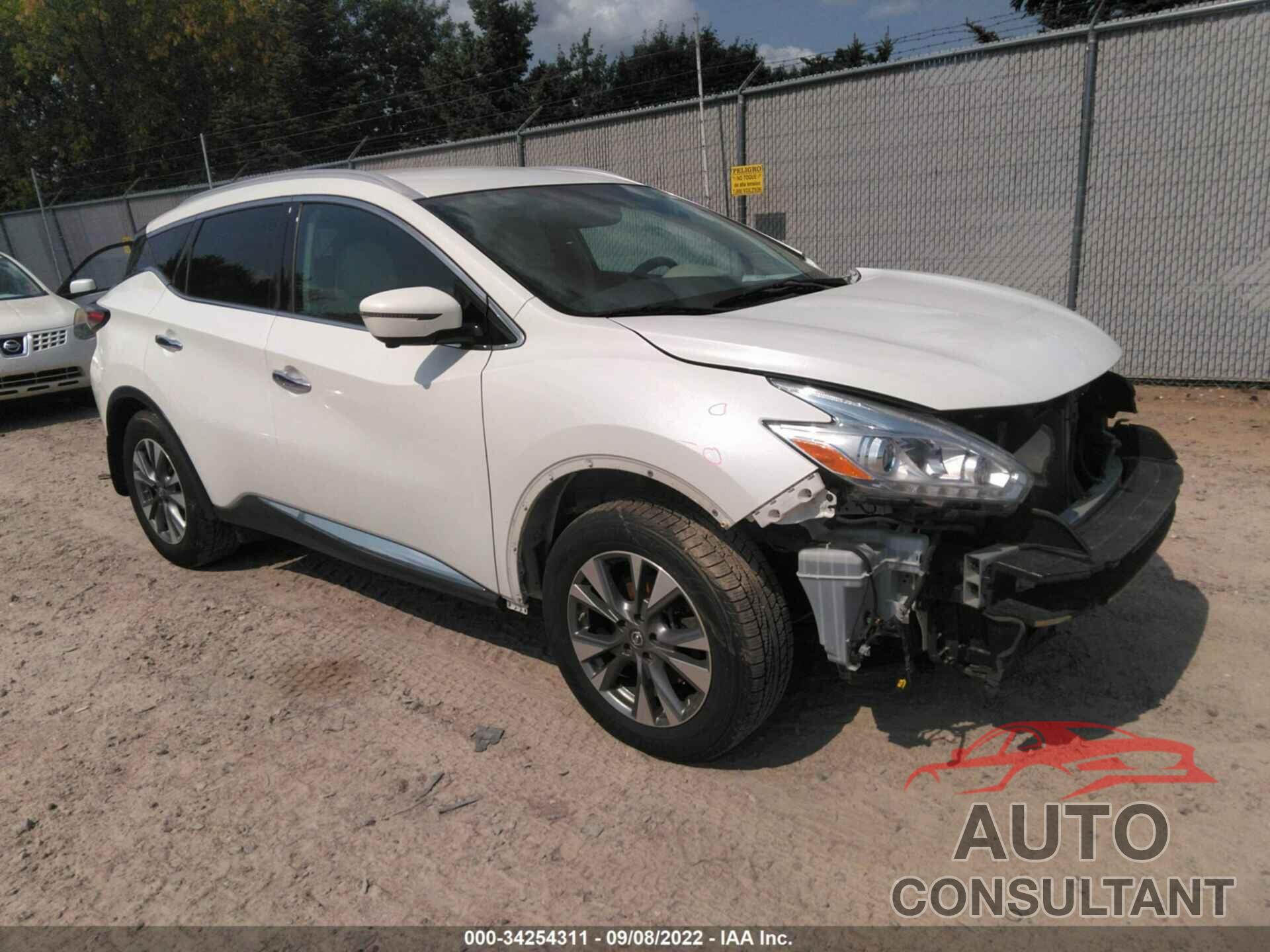 NISSAN MURANO 2017 - 5N1AZ2MH3HN177562