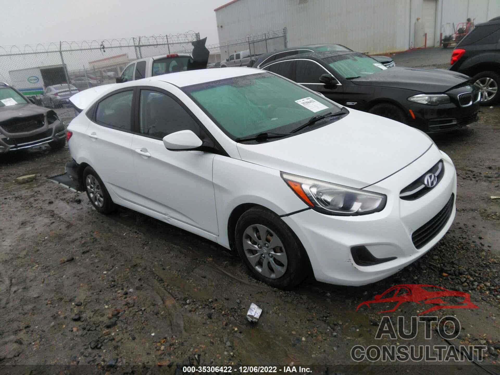 HYUNDAI ACCENT 2016 - KMHCT4AE6GU032438