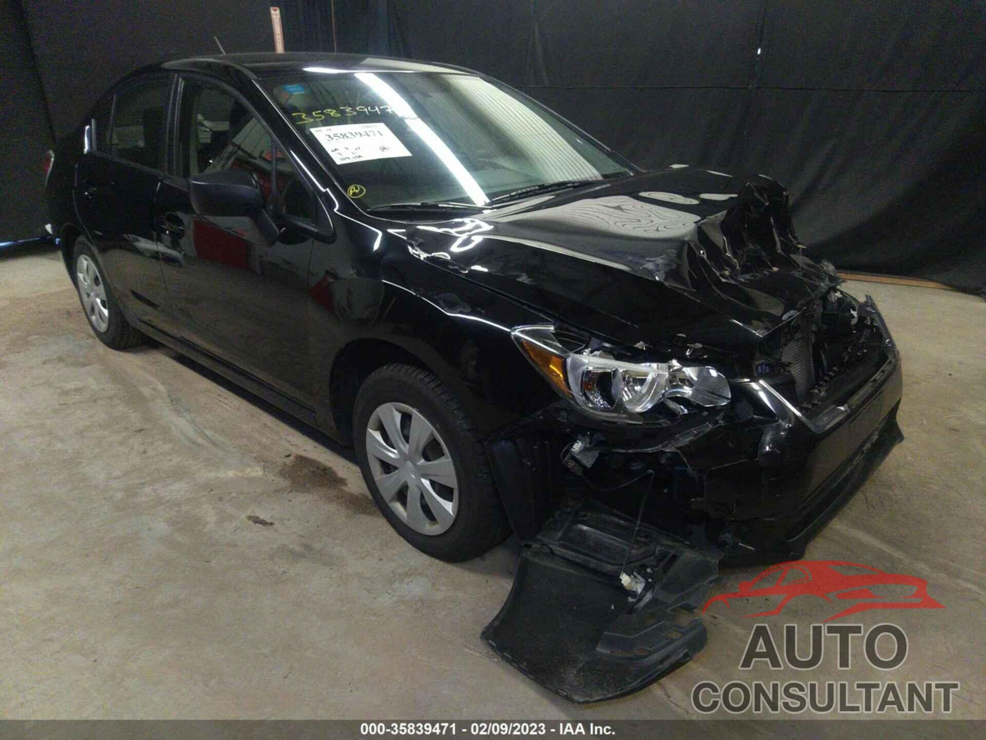 SUBARU IMPREZA SEDAN 2016 - JF1GJAA6XGH011108