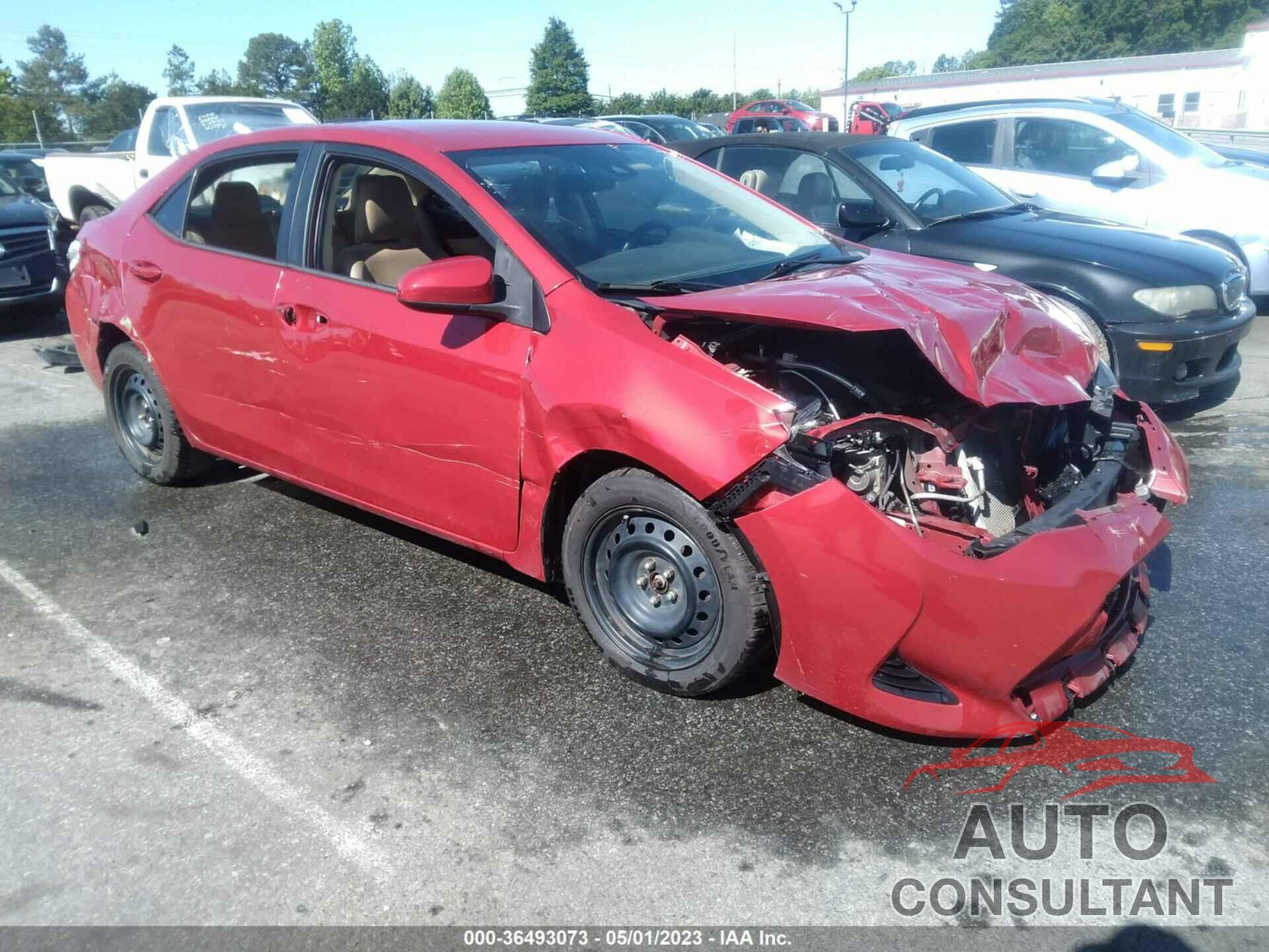 TOYOTA COROLLA 2017 - 2T1BURHE4HC757227