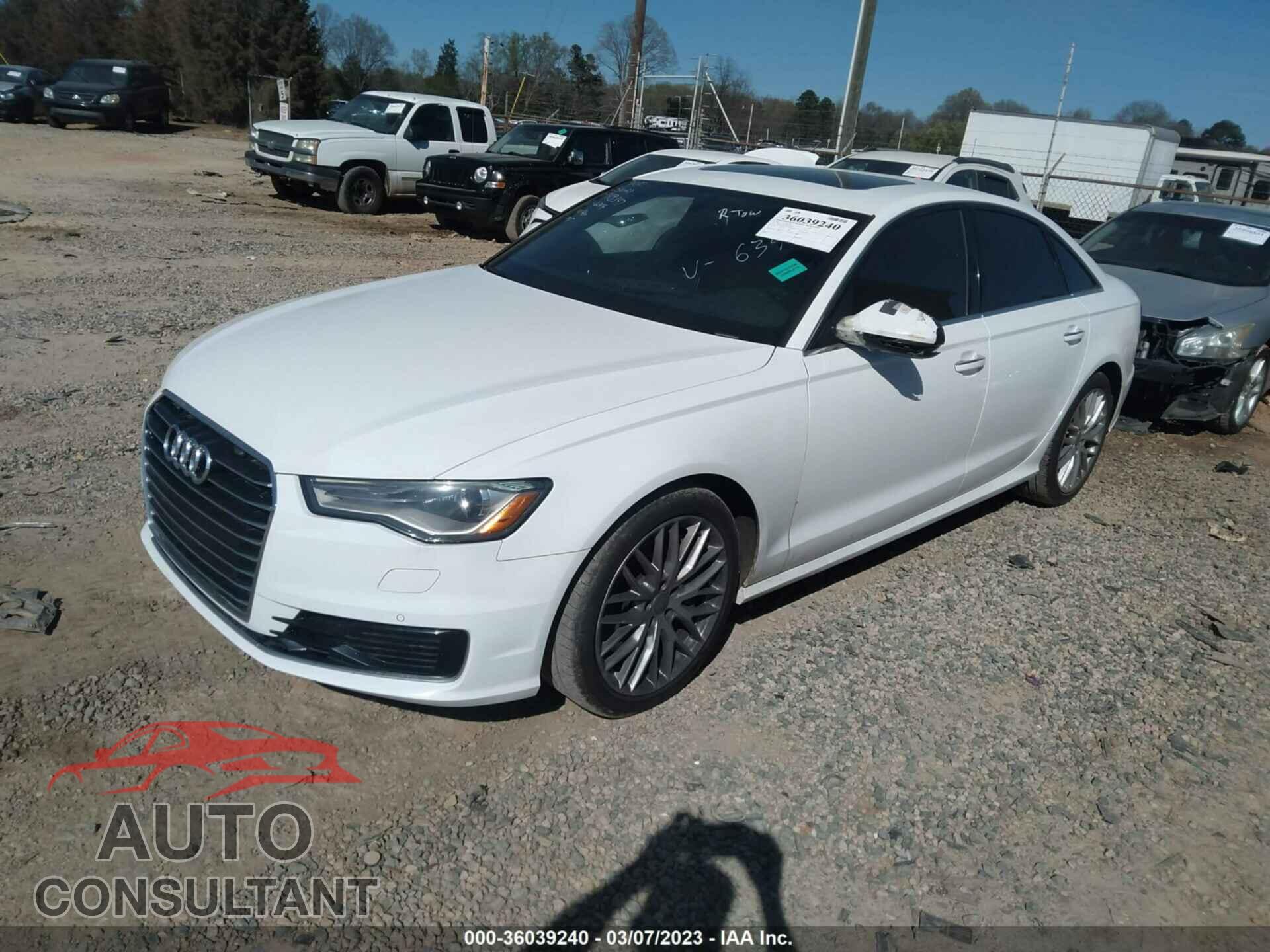 AUDI A6 2016 - WAUDFAFC4GN116349