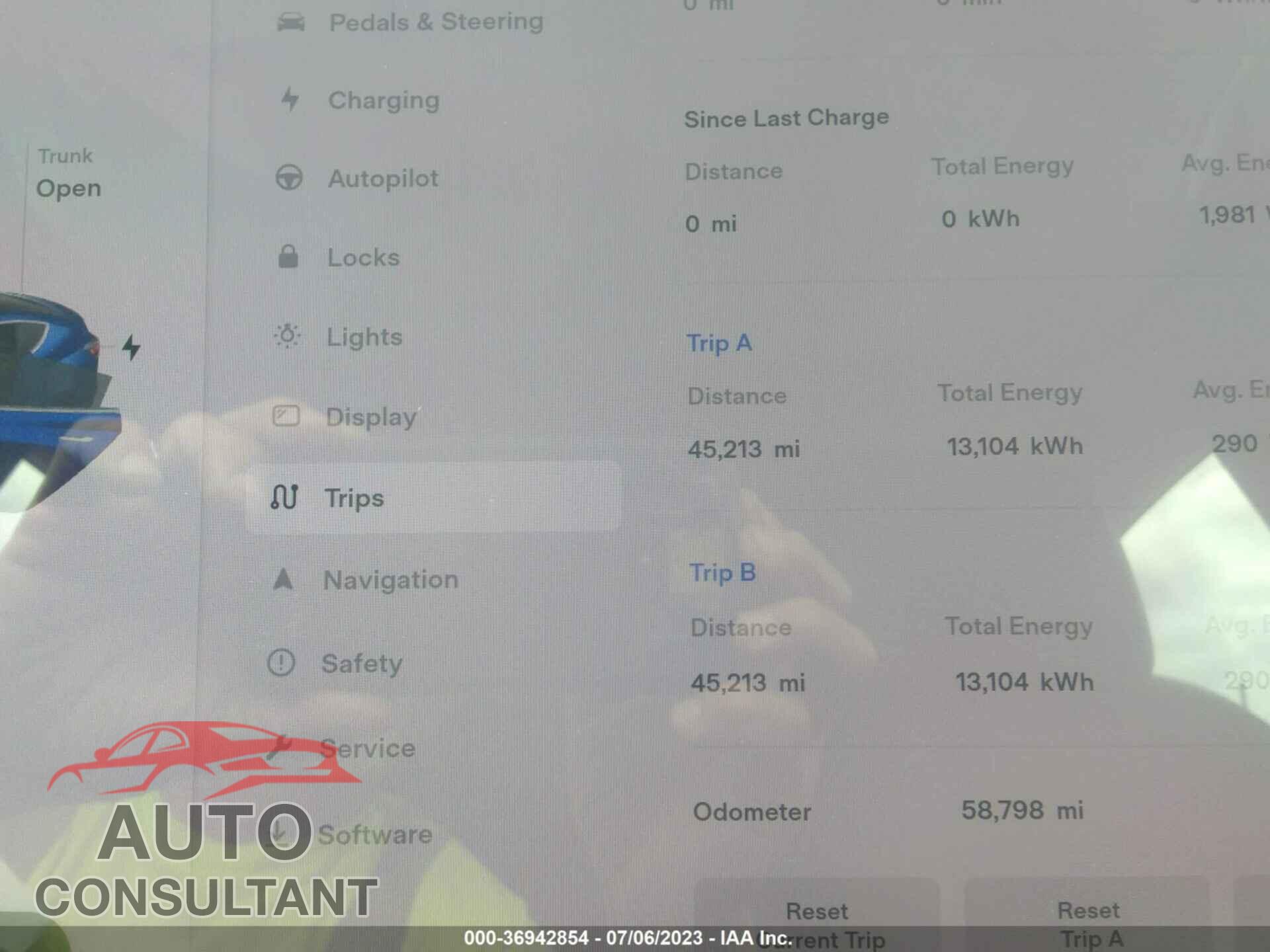 TESLA MODEL 3 2018 - 5YJ3E1EB8JF106245