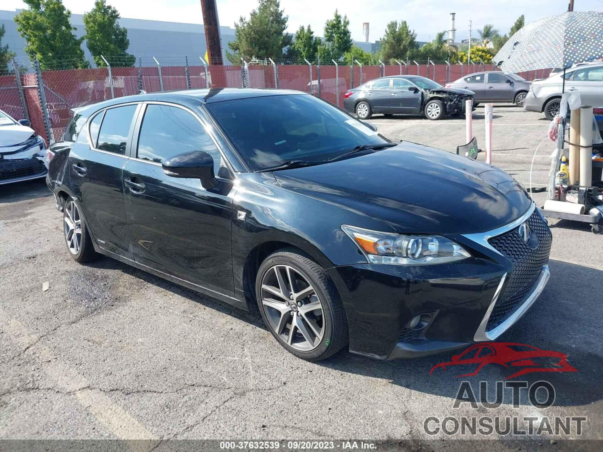 LEXUS CT 200H 2016 - JTHKD5BH6G2263491