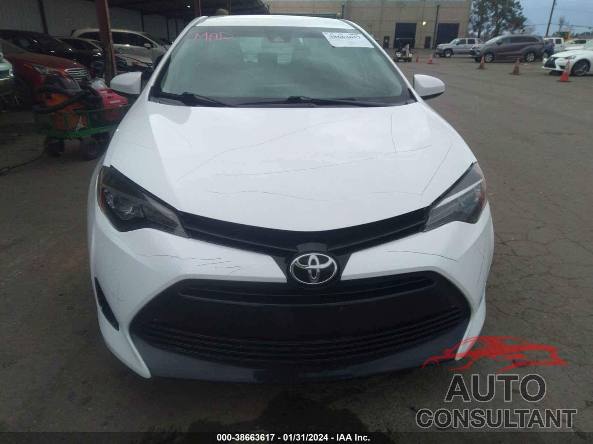 TOYOTA COROLLA 2017 - 5YFBURHE1HP589255