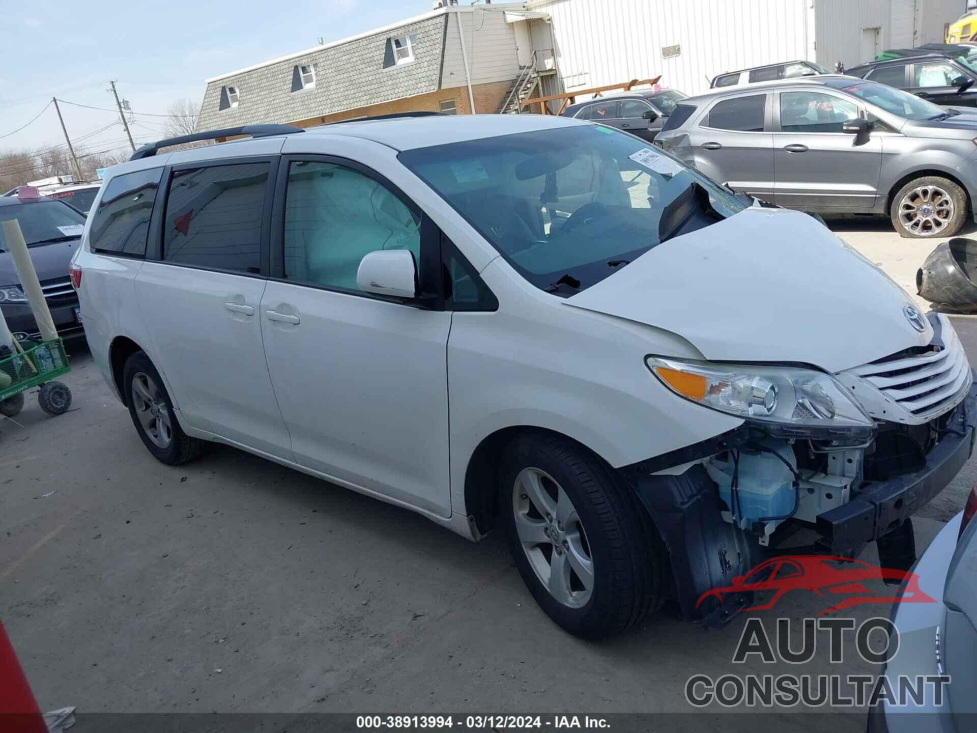 TOYOTA SIENNA 2017 - 5TDKZ3DC5HS822774