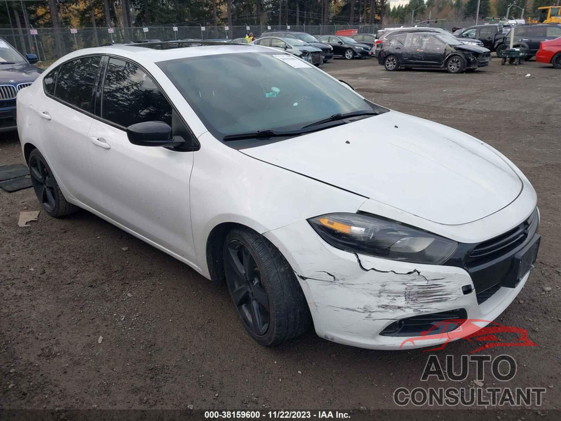 DODGE DART 2015 - 1C3CDFBB9FD405640