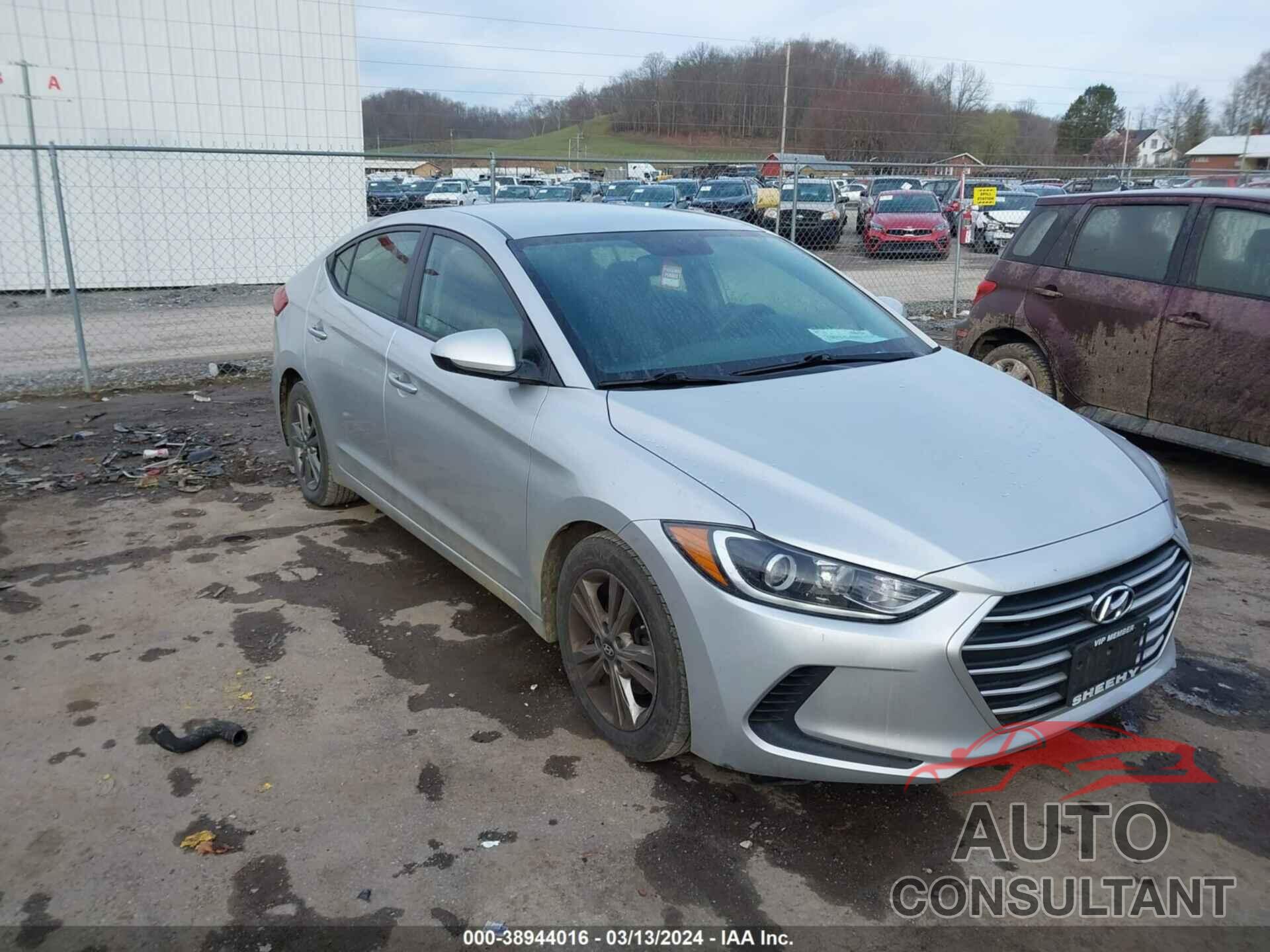 HYUNDAI ELANTRA 2018 - 5NPD84LFXJH392359