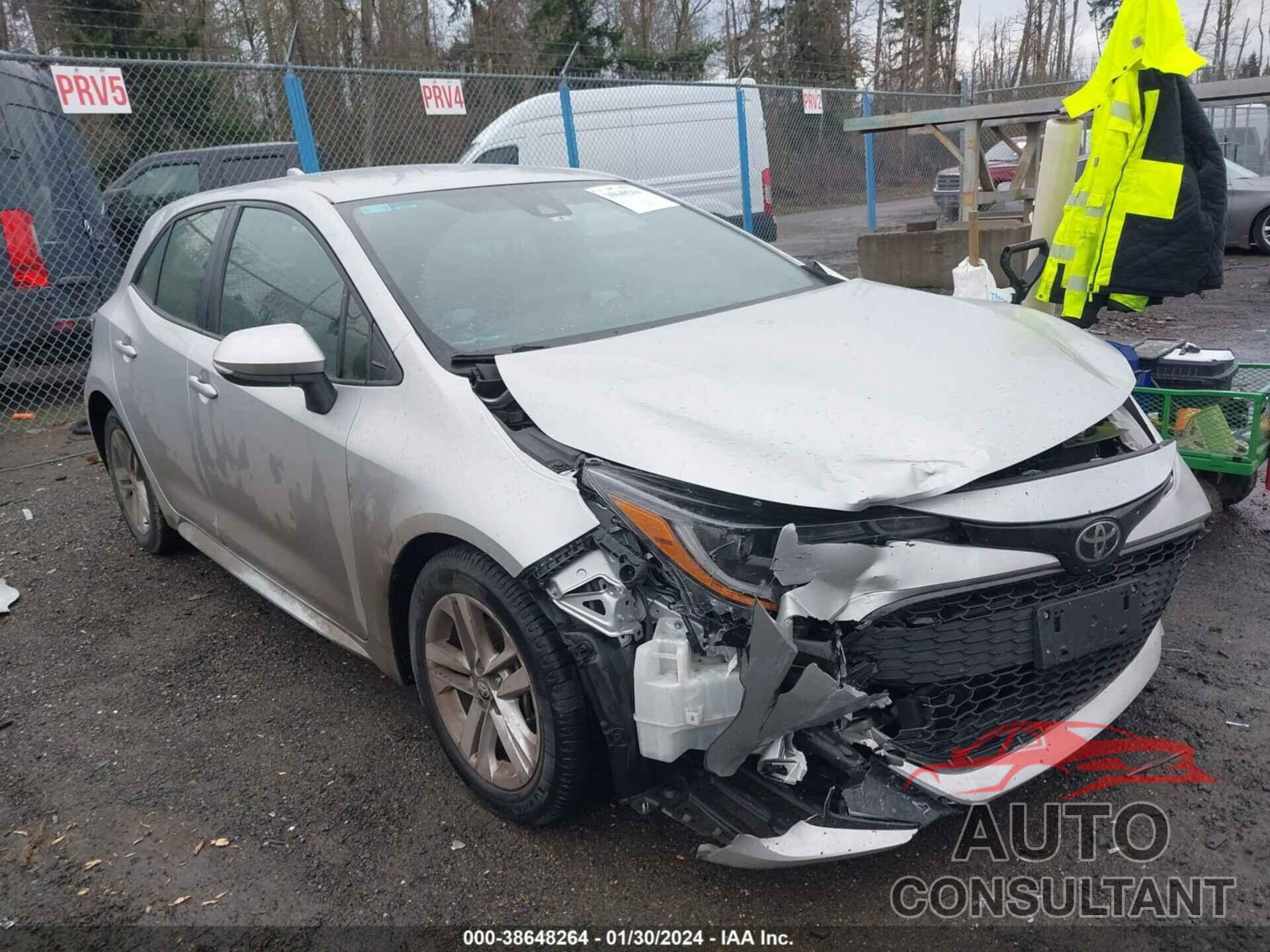 TOYOTA COROLLA 2021 - JTND4MBE2M3115477