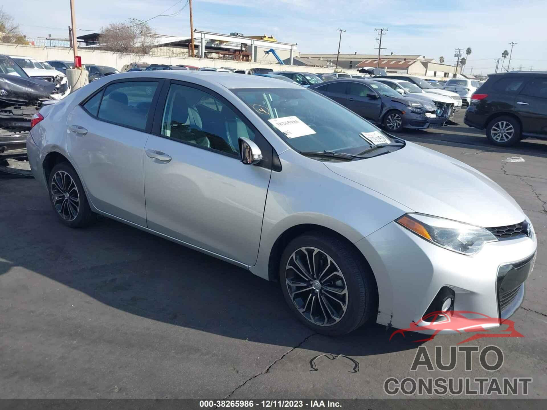 TOYOTA COROLLA 2016 - 5YFBURHE8GP441859