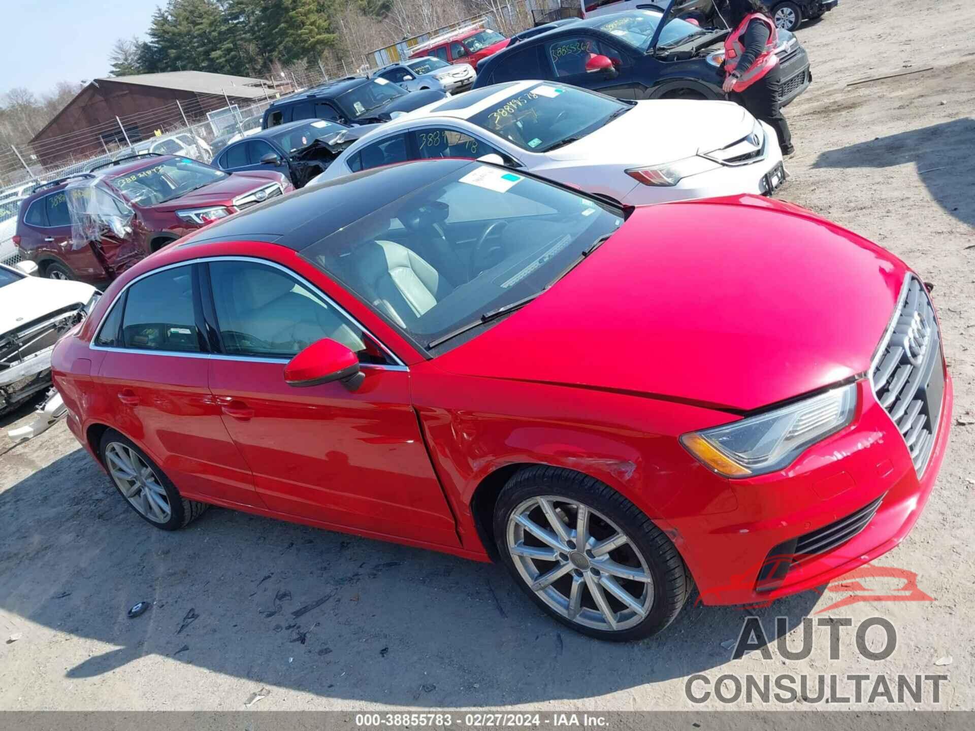 AUDI A3 2016 - WAUE8GFF8G1058958