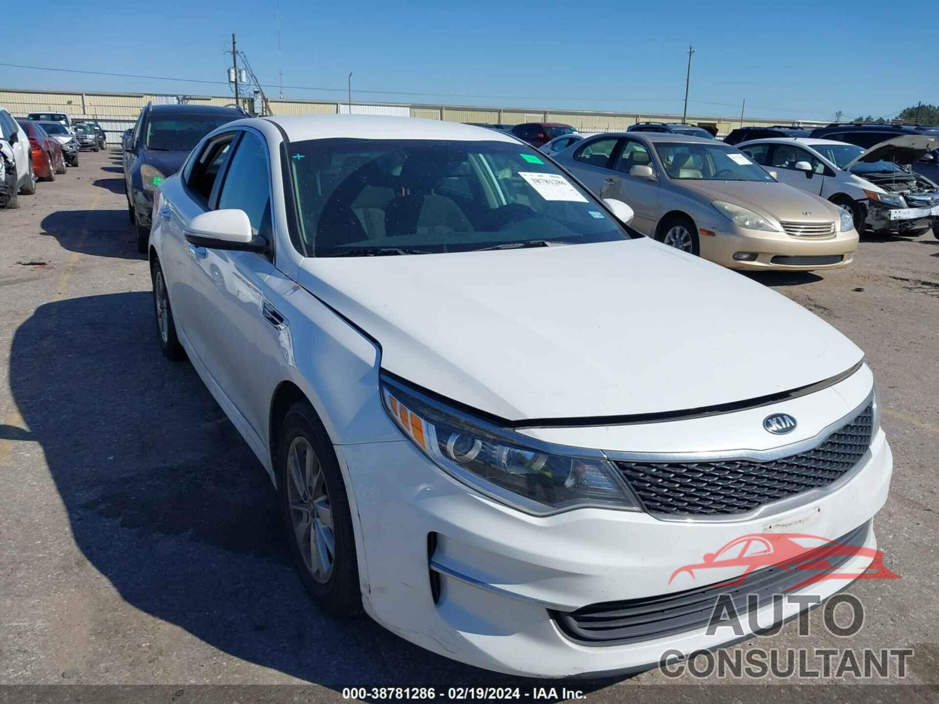 KIA OPTIMA 2018 - 5XXGT4L34JG223130