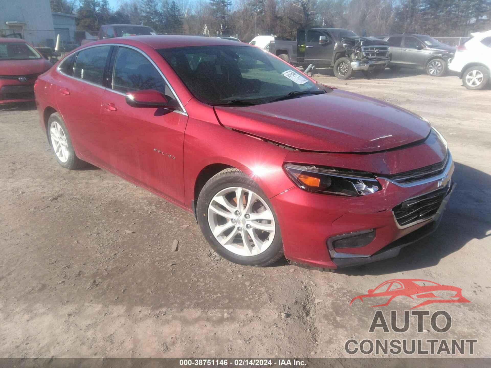CHEVROLET MALIBU 2016 - x1G1ZE5ST7GF18489