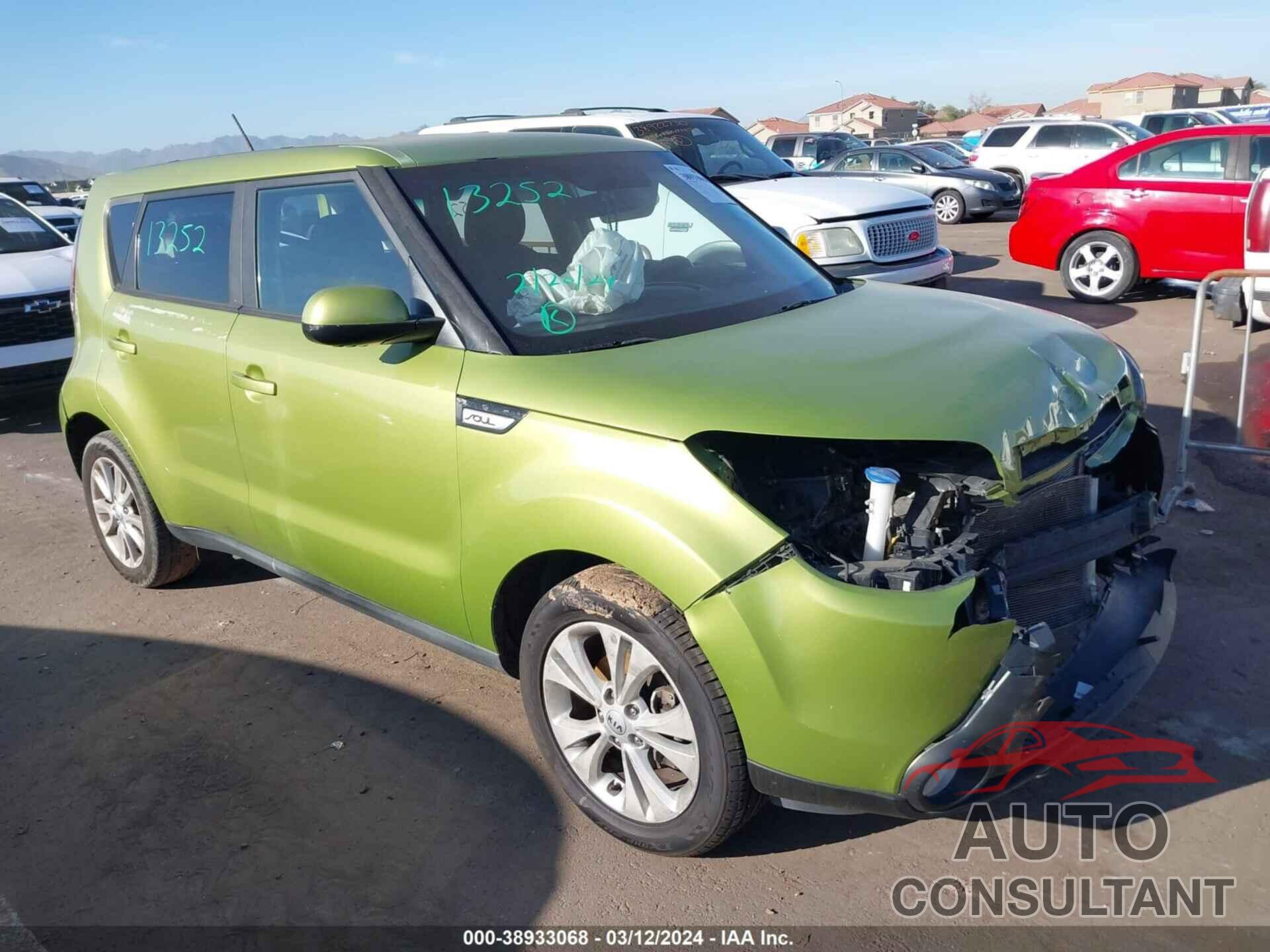 KIA SOUL 2016 - KNDJP3A54G7866331
