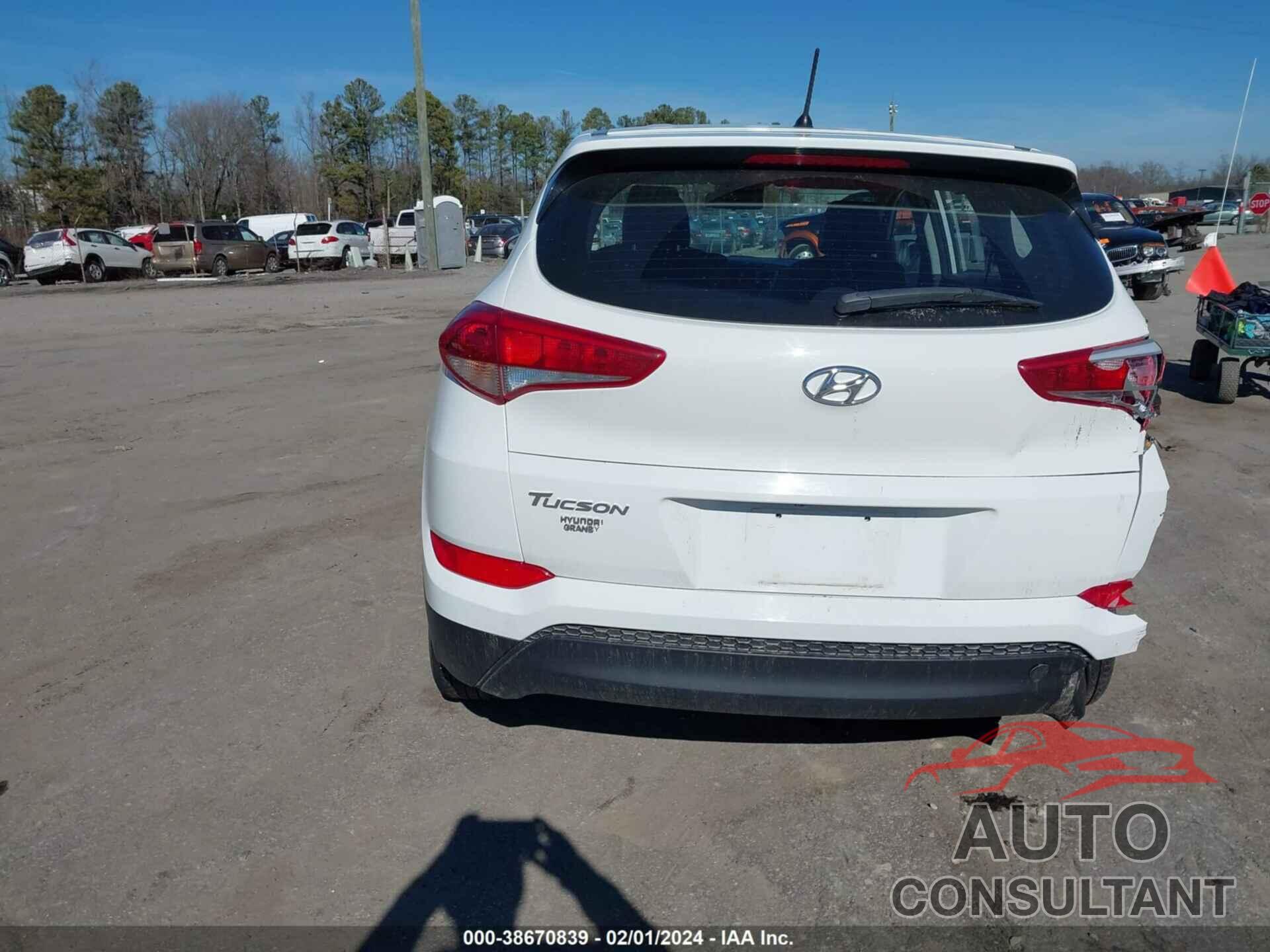 HYUNDAI TUCSON 2018 - KM8J23A40JU760503